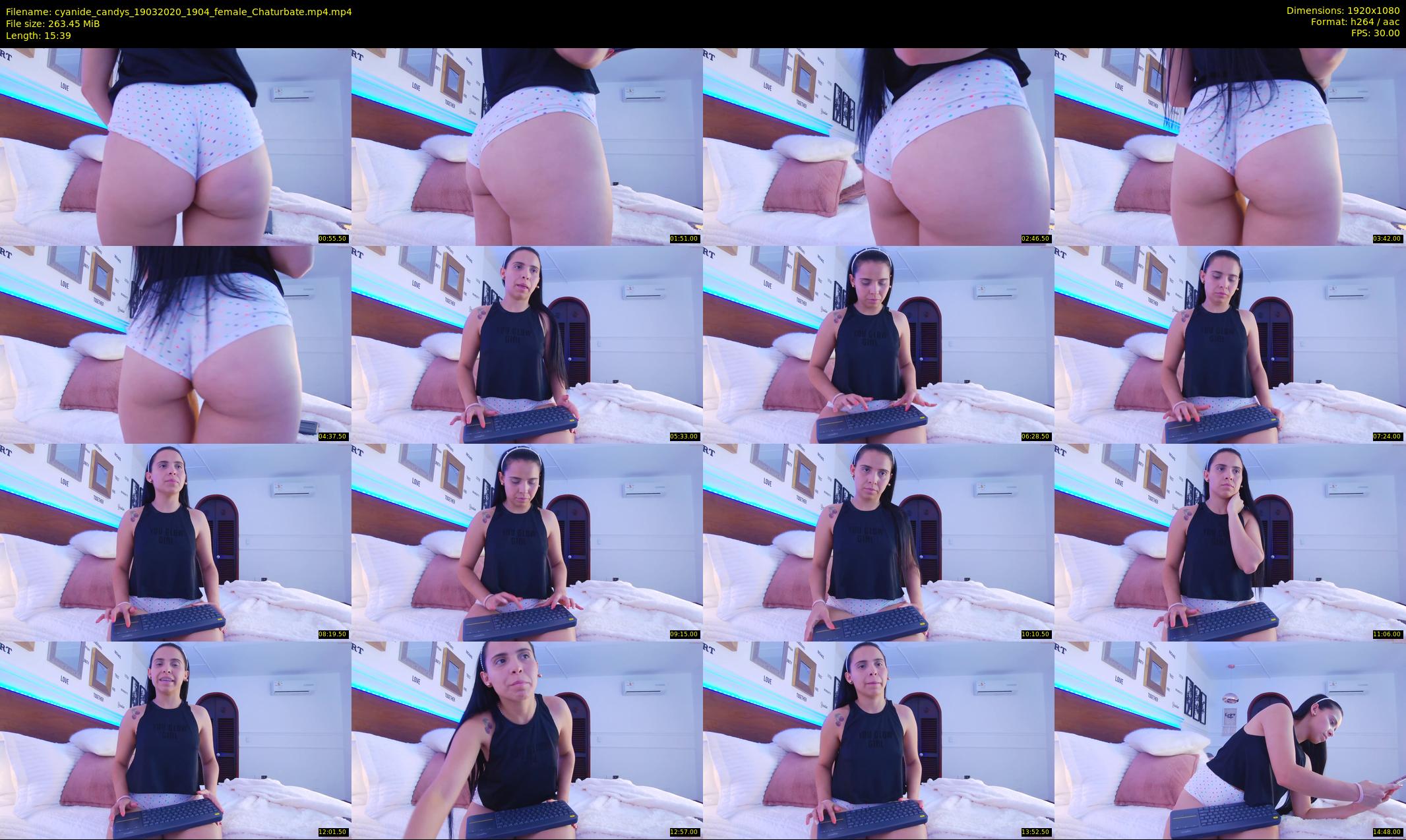 cyanide_candys — 16 minute Chaturbate female cam show recording, 1080p, Mar 19, 2020