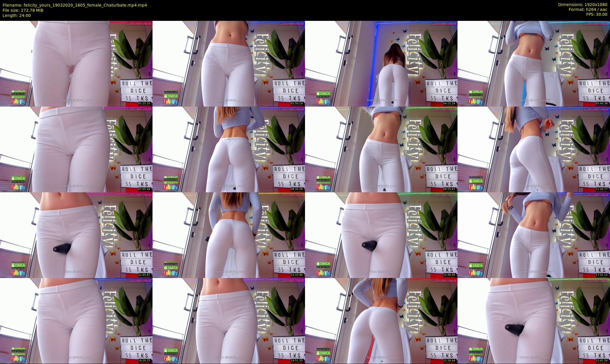 felicity_yours — 24 minute Chaturbate female cam show recording, 1080p, Mar 19, 2020