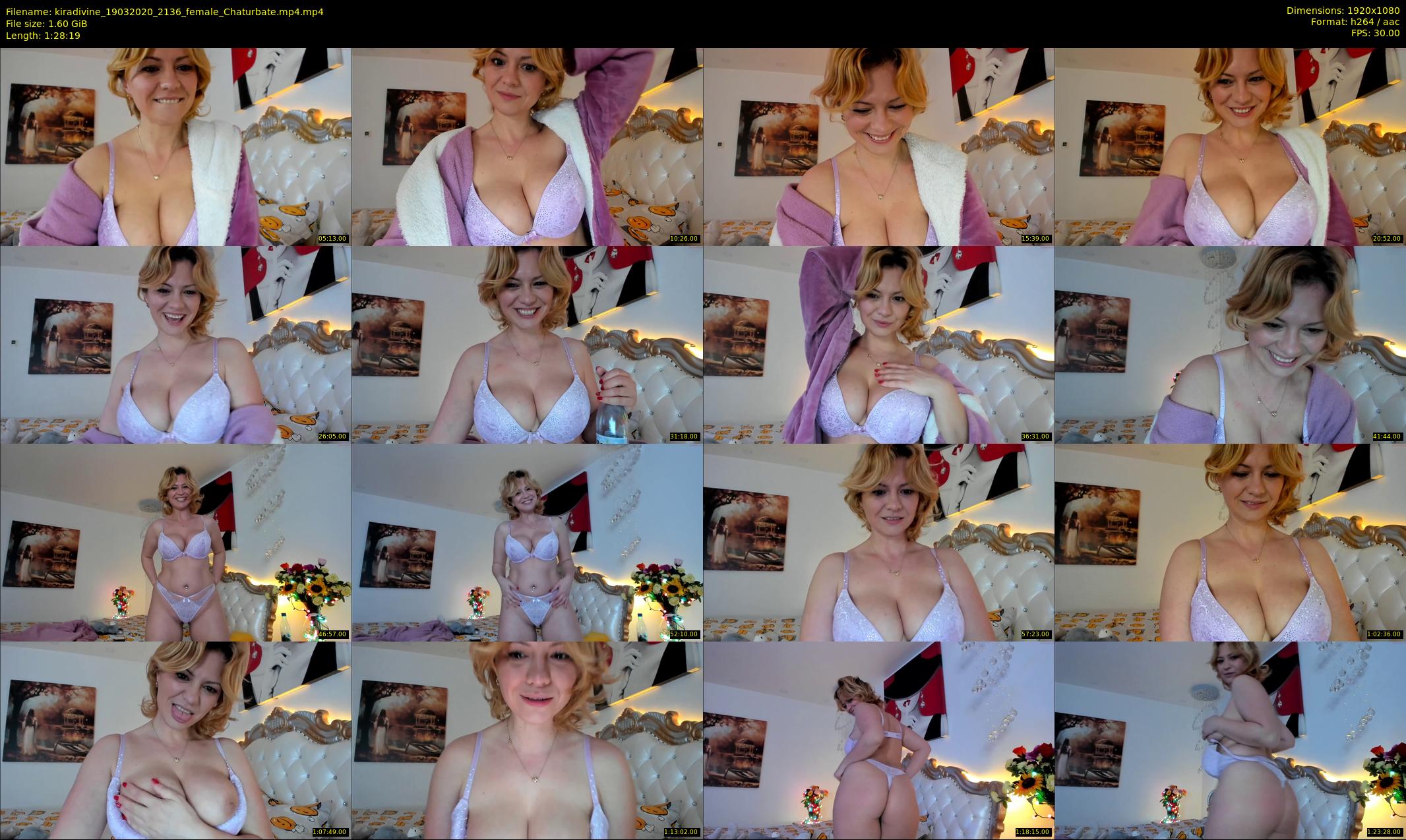 kiradivine — 89 minute Chaturbate female cam show recording, 1080p, Mar 19, 2020