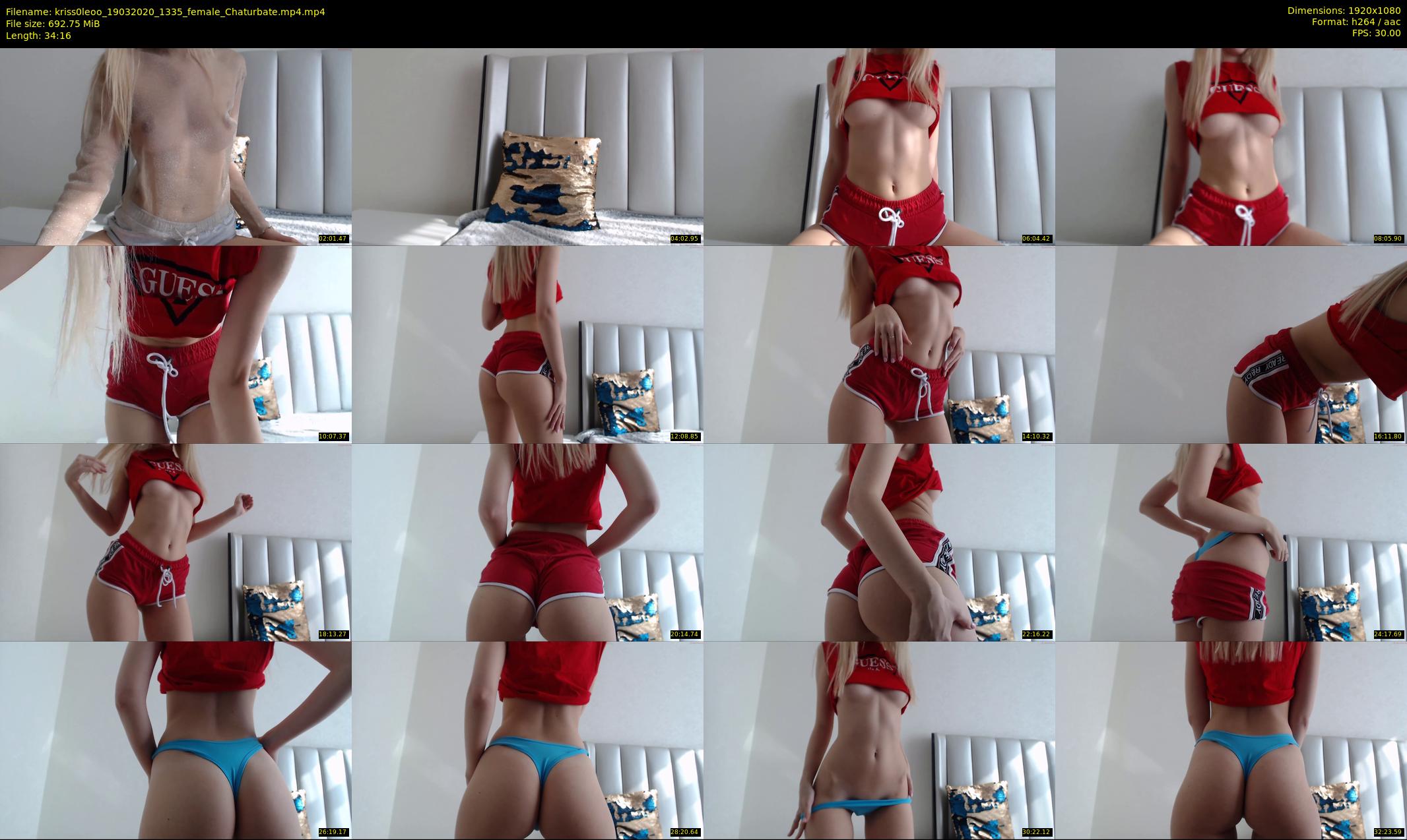kriss0leoo — 35 minute Chaturbate couple cam show recording, 1080p, Mar 19, 2020