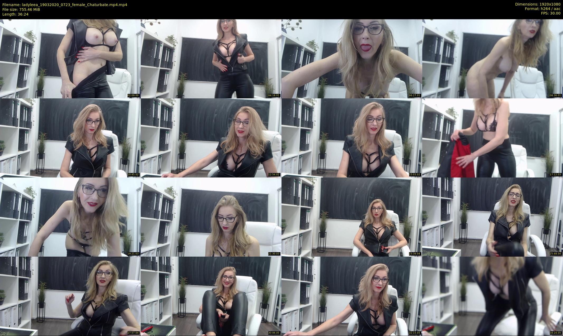 ladyleea — 37 minute Chaturbate female cam show recording, 1080p, Mar 19, 2020