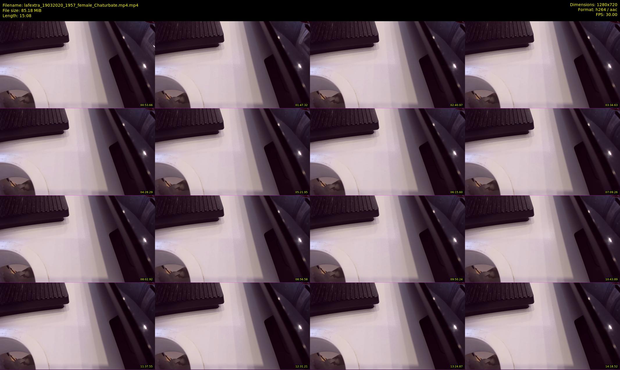 lafextra — 16 minute Chaturbate female cam show recording, 720p, Mar 19, 2020