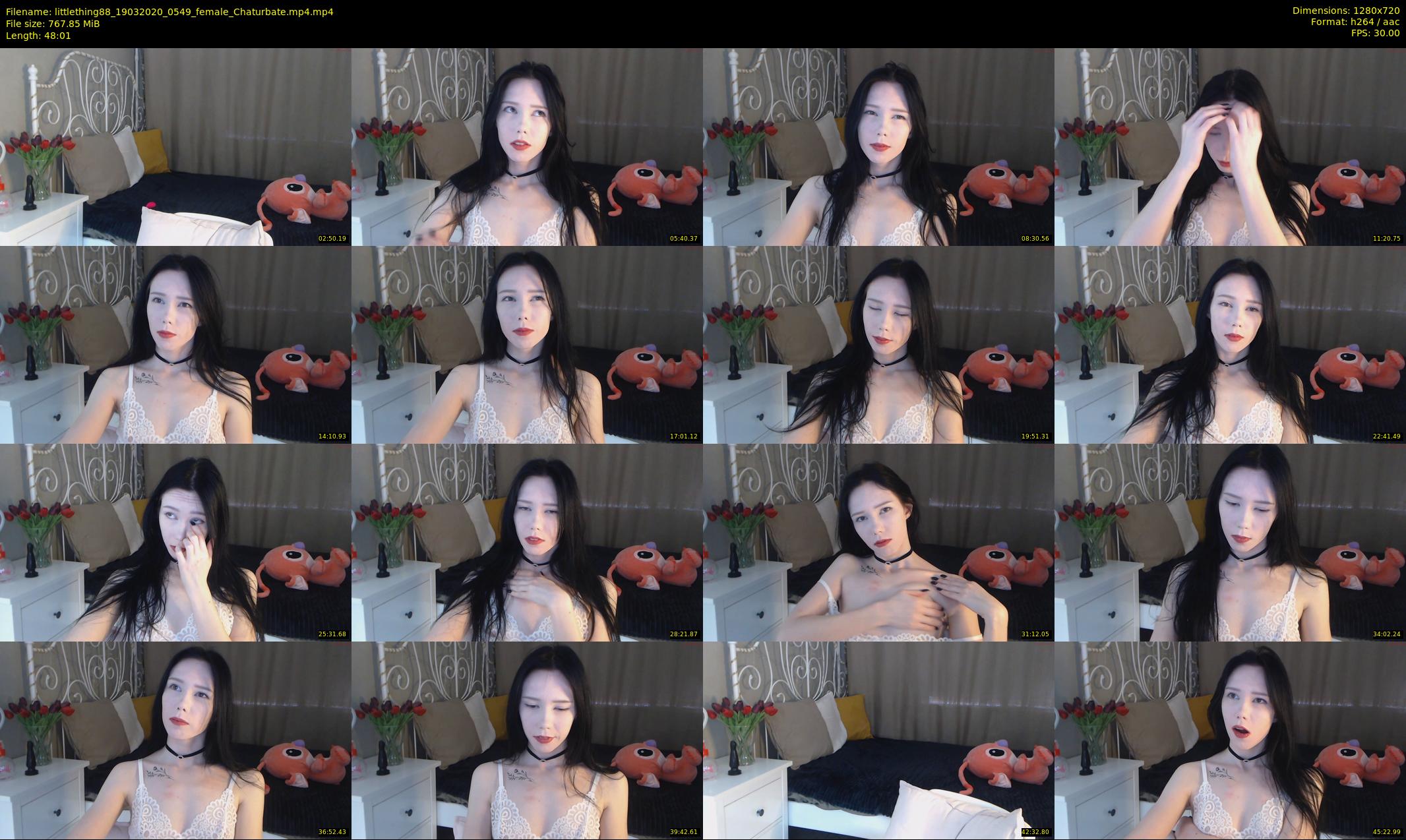 littlething88 — 49 minute Chaturbate female cam show recording, 720p, Mar 19, 2020