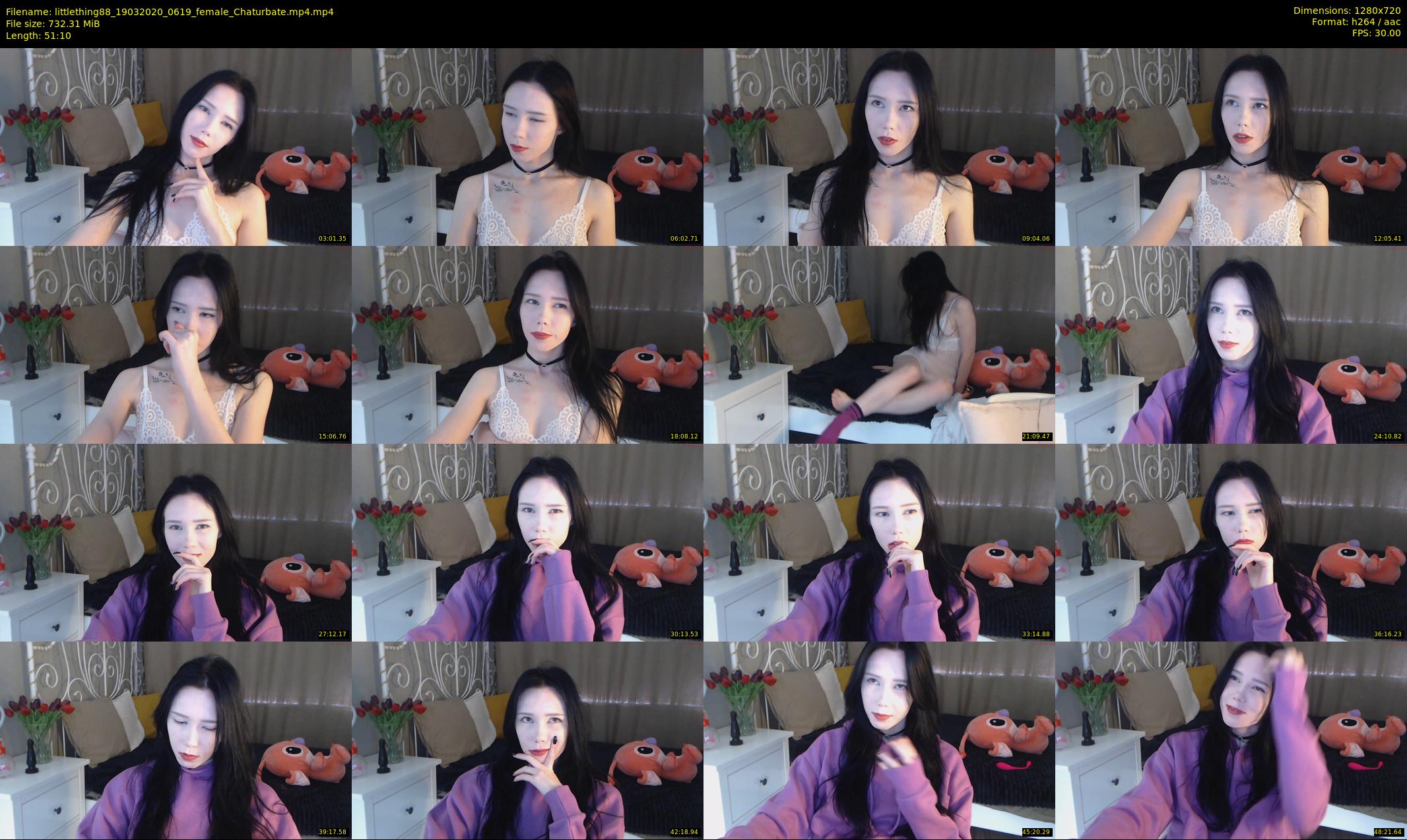 littlething88 — 52 minute Chaturbate female cam show recording, 720p, Mar 19, 2020