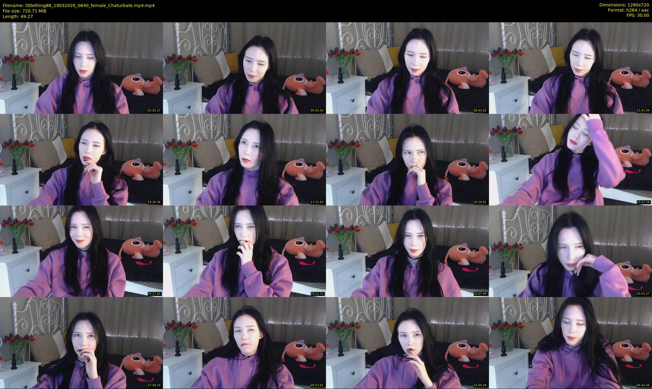 littlething88 — 50 minute Chaturbate female cam show recording, 720p, Mar 19, 2020