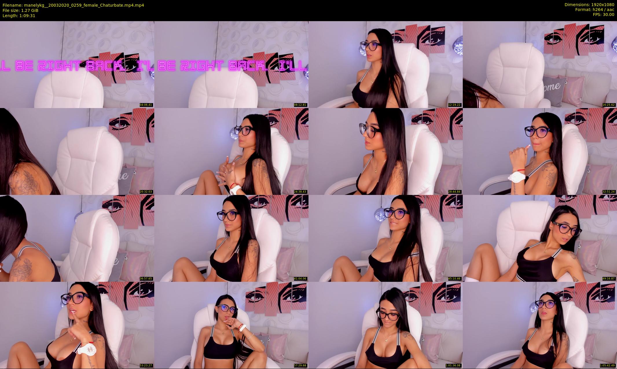 manelykg_ — 70 minute Chaturbate female cam show recording, 1080p, Mar 20, 2020