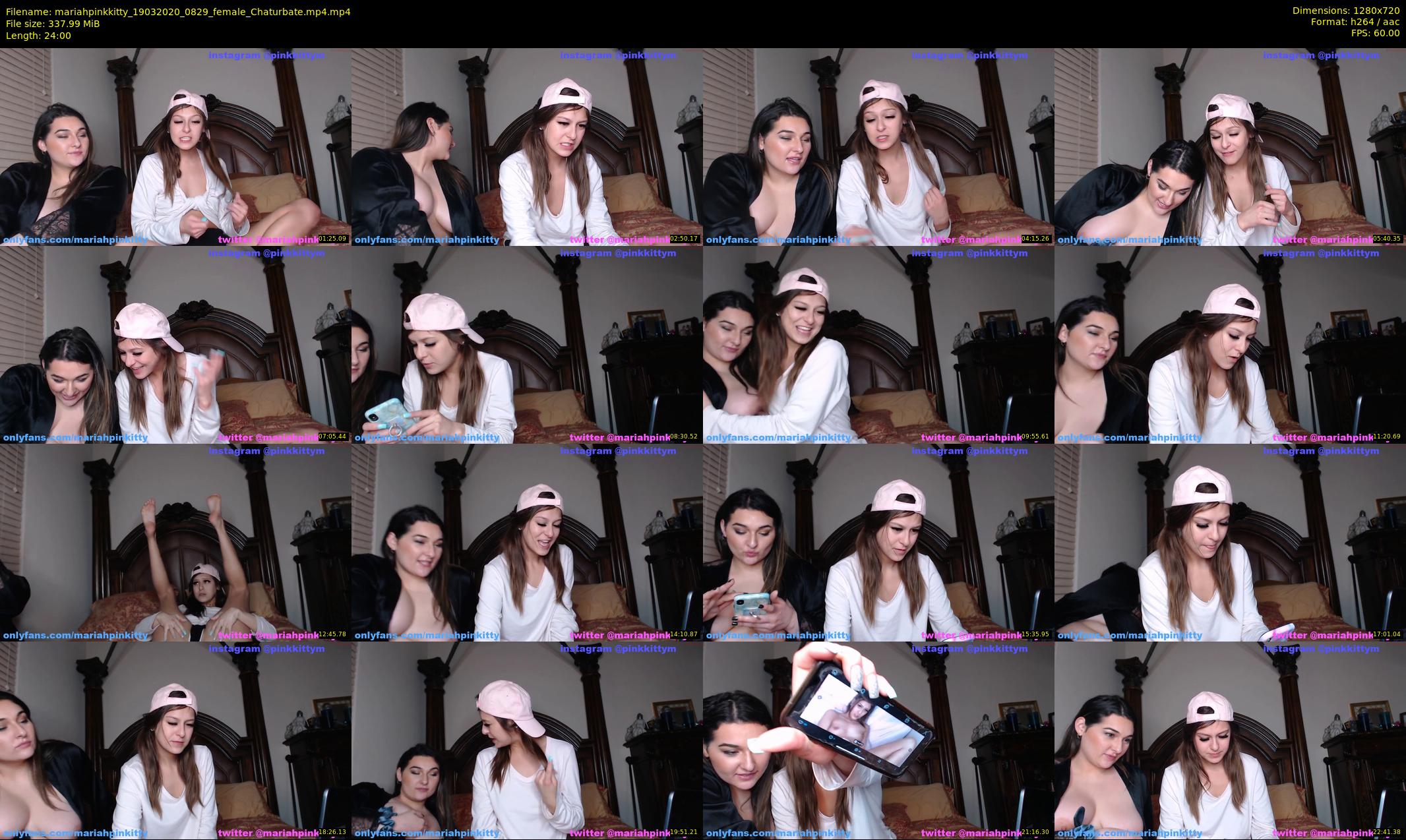 mariahpinkkitty — 24 minute Chaturbate female cam show recording, 720p, Mar 19, 2020