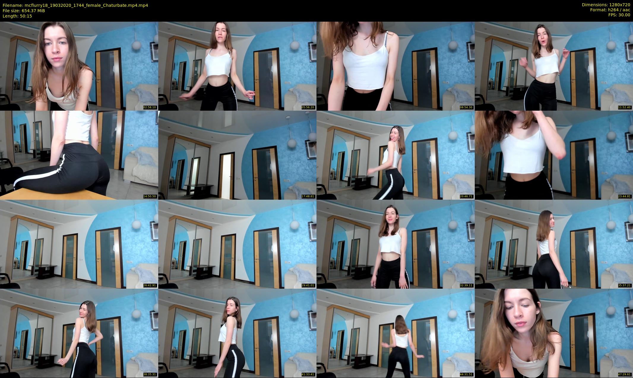 mcflurry18 — 51 minute Chaturbate female cam show recording, 720p, Mar 19, 2020