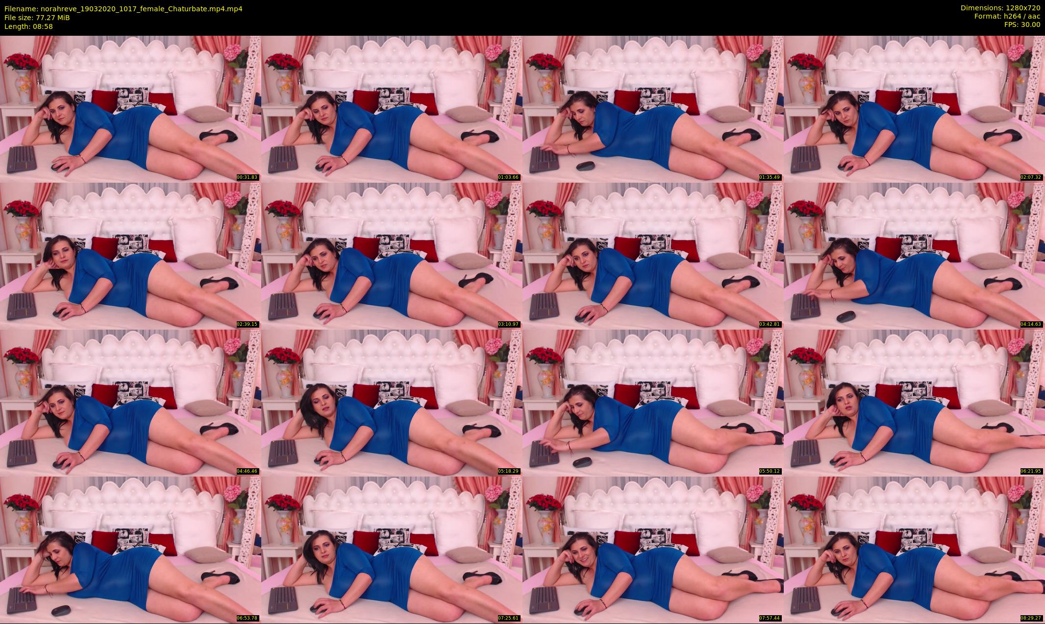 norahreve — 9 minute Chaturbate female cam show recording, 720p, Mar 19, 2020