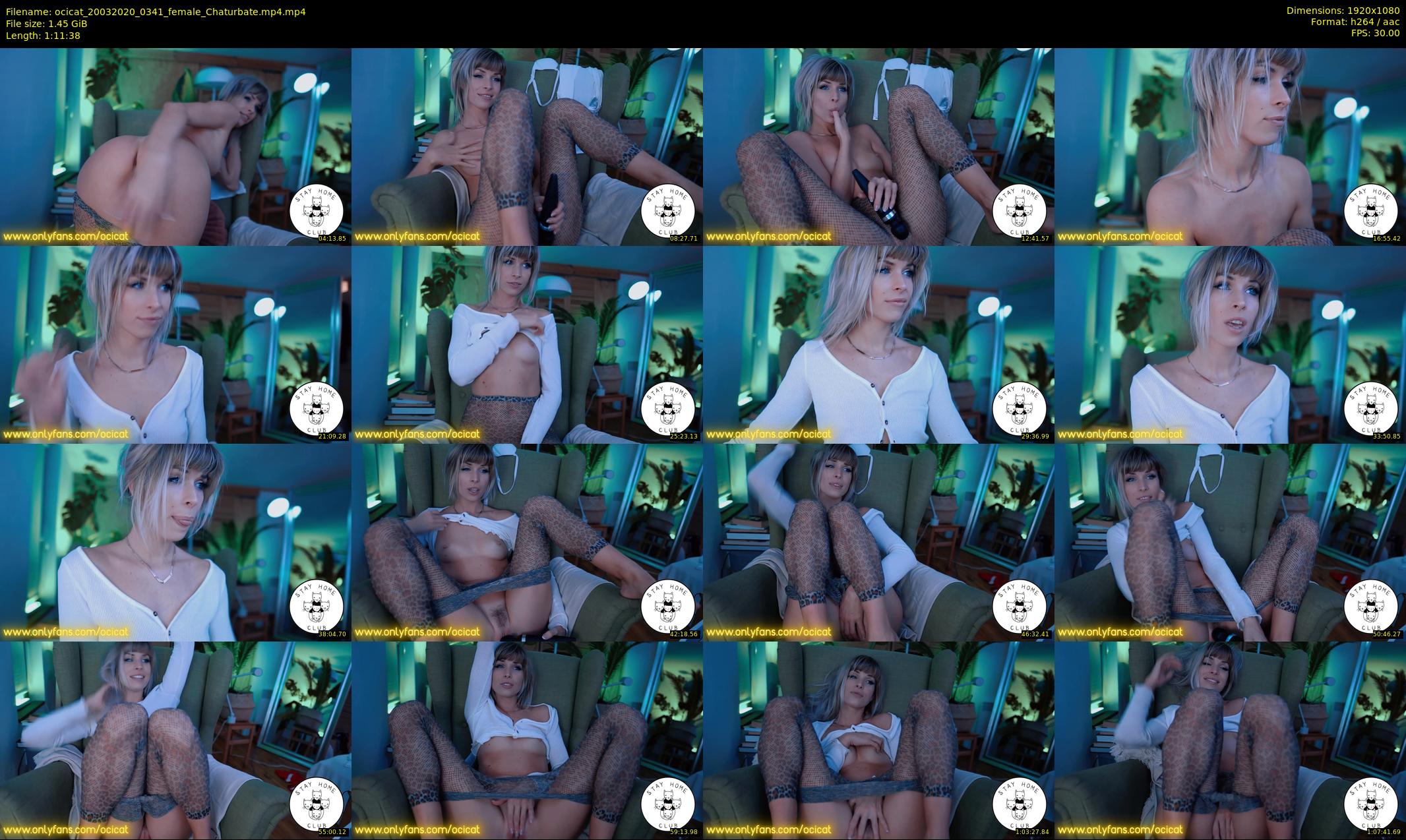ocicat — 72 minute Chaturbate female cam show recording, 1080p, Mar 20, 2020