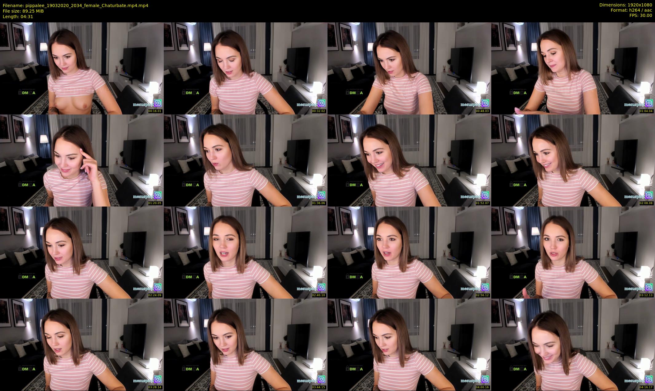 pippalee — 5 minute Chaturbate female cam show recording, 1080p, Mar 19, 2020