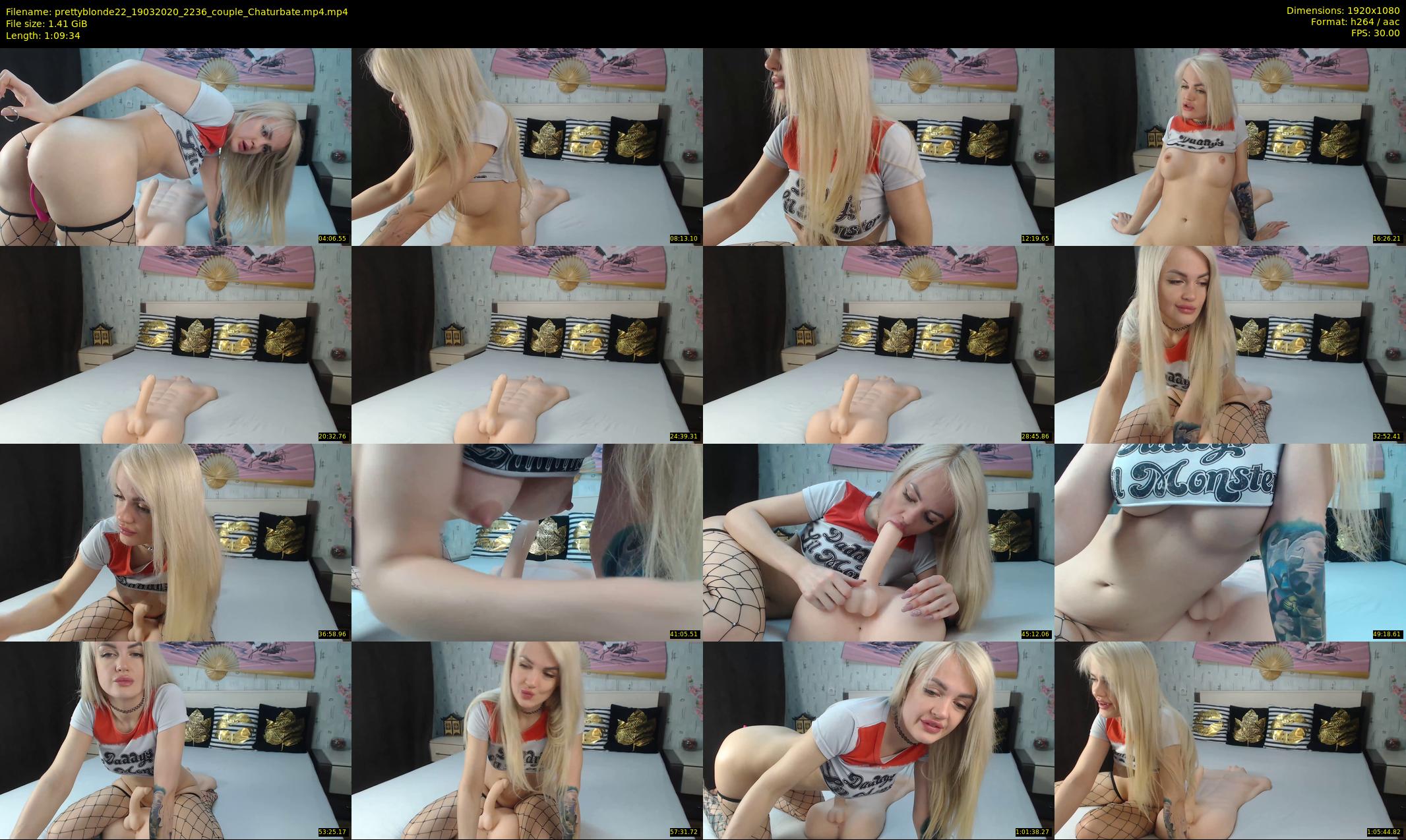 prettyblonde22 — 70 minute Chaturbate female cam show recording, 1080p, Mar 19, 2020