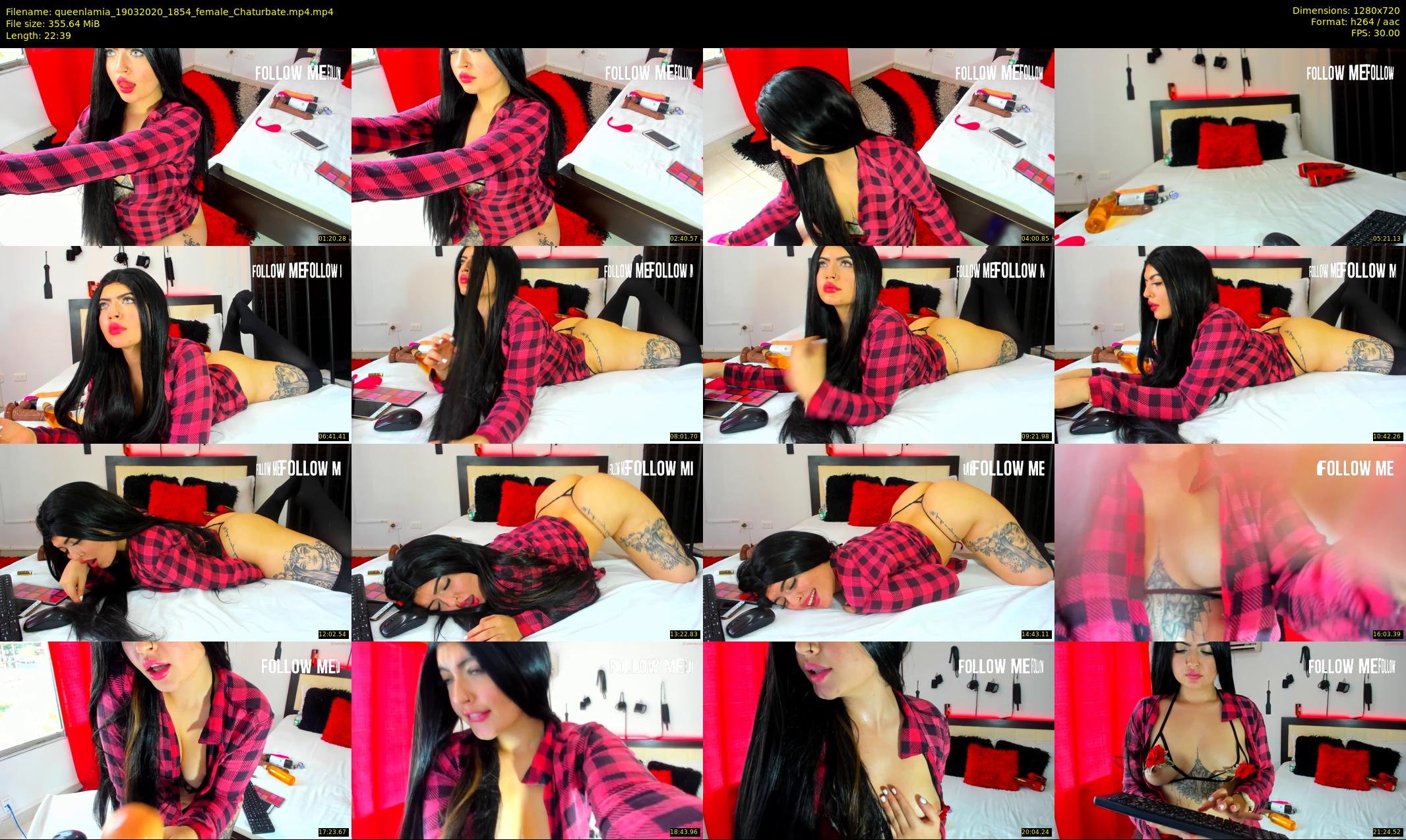 queenlamia — 23 minute Chaturbate female cam show recording, 720p, Mar 19, 2020