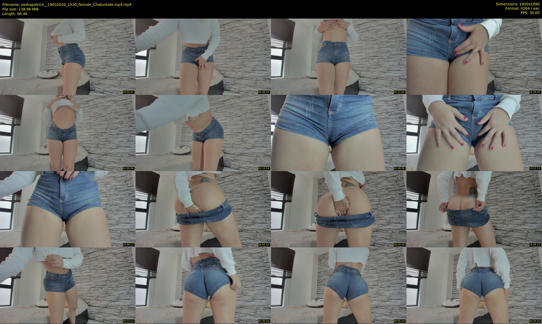 sashapatrick_ — 7 minute Chaturbate female cam show recording, 1080p, Mar 19, 2020