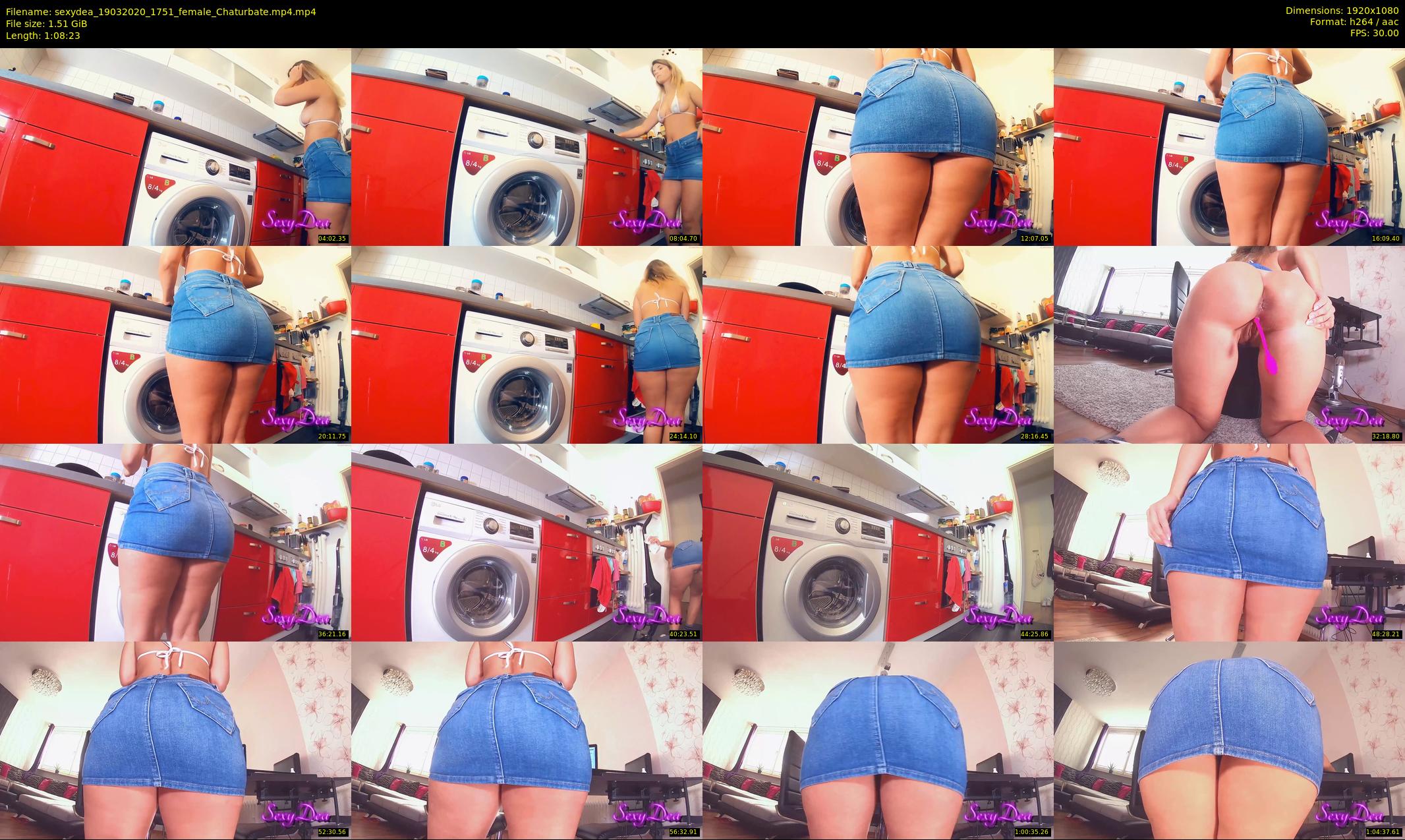 sexydea — 69 minute Chaturbate female cam show recording, 1080p, Mar 19, 2020