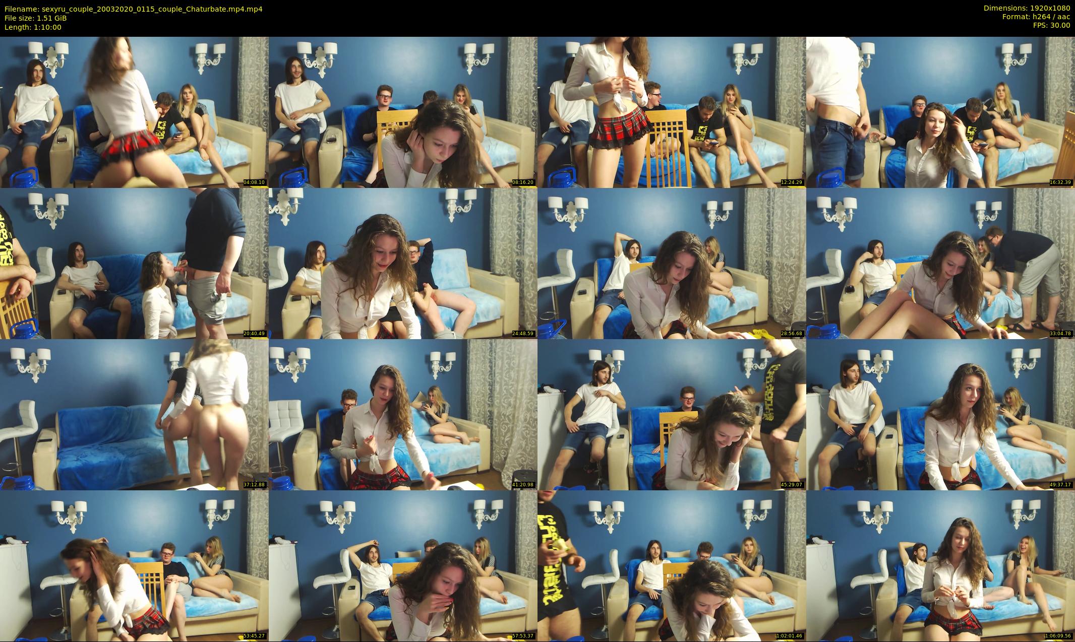 sexyru_couple — 70 minute Chaturbate couple cam show recording, 1080p, Mar 20, 2020