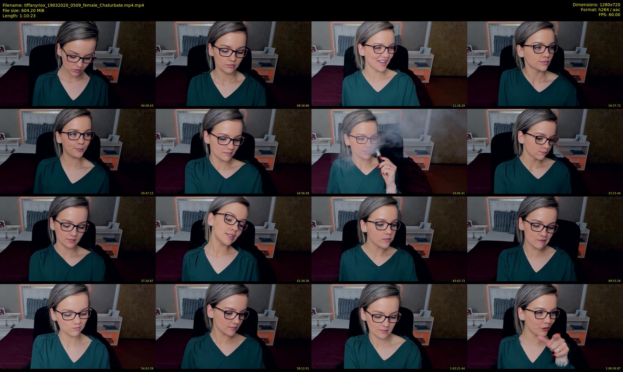tiffanyriox — 71 minute Chaturbate female cam show recording, 720p, Mar 19, 2020