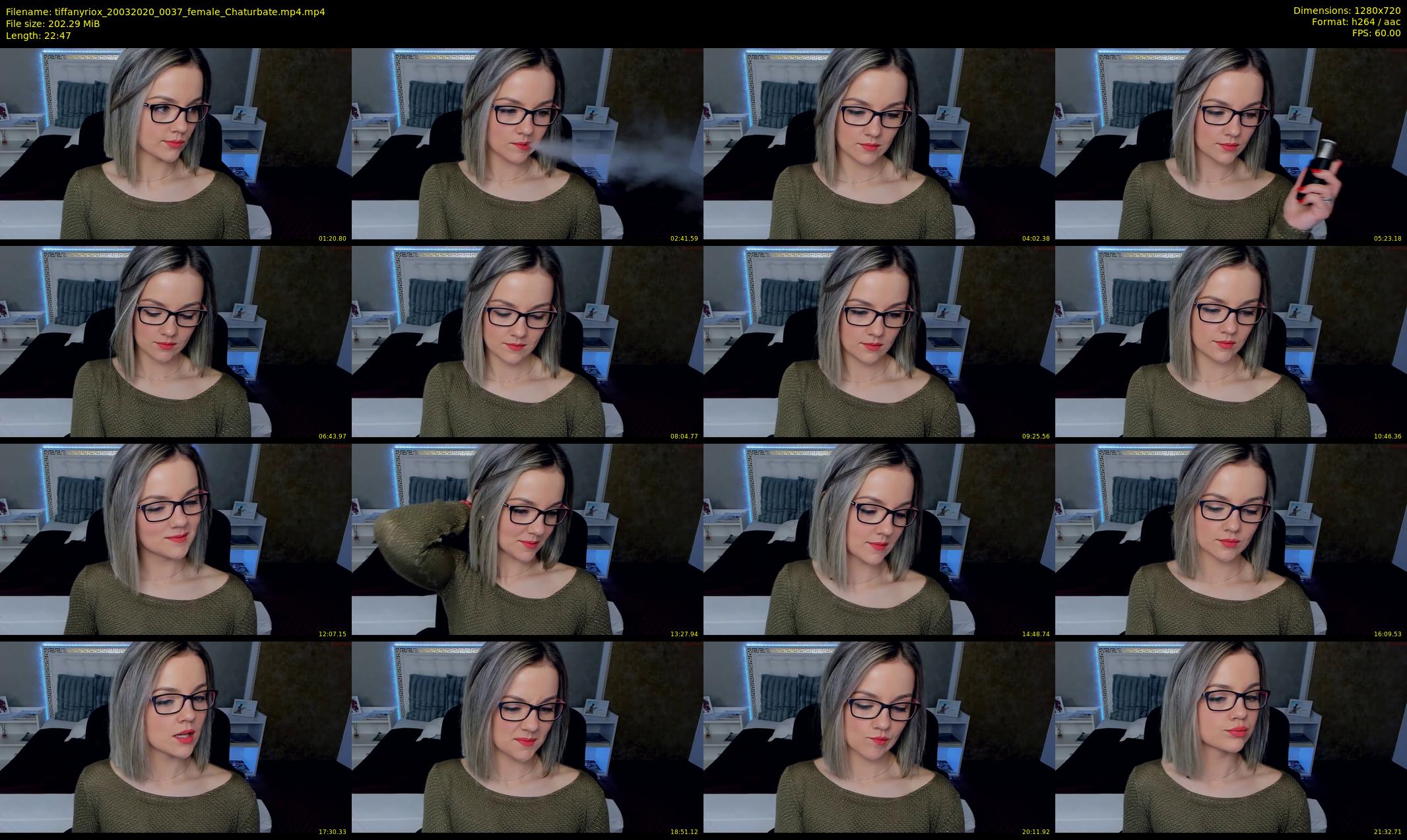tiffanyriox — 23 minute Chaturbate female cam show recording, 720p, Mar 20, 2020