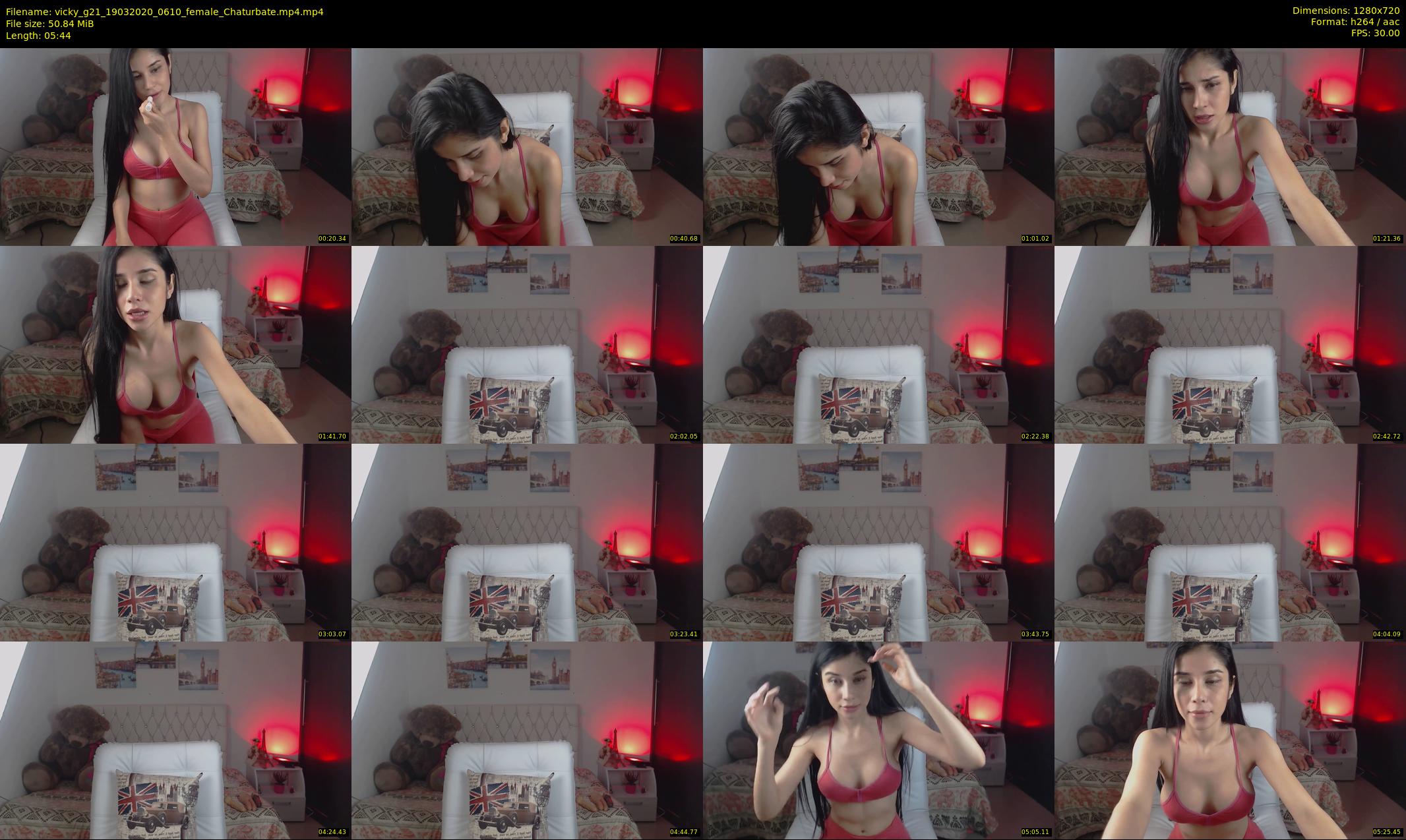 vicky_g21 — 6 minute Chaturbate female cam show recording, 720p, Mar 19, 2020