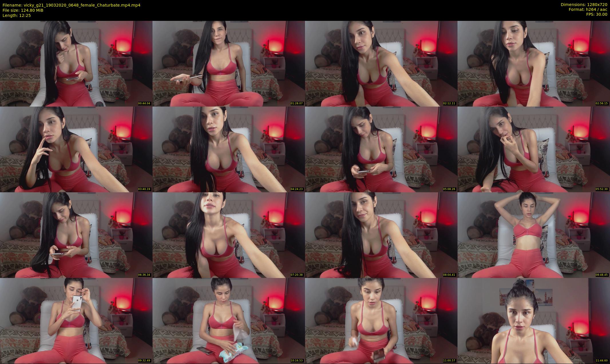 vicky_g21 — 13 minute Chaturbate female cam show recording, 720p, Mar 19, 2020