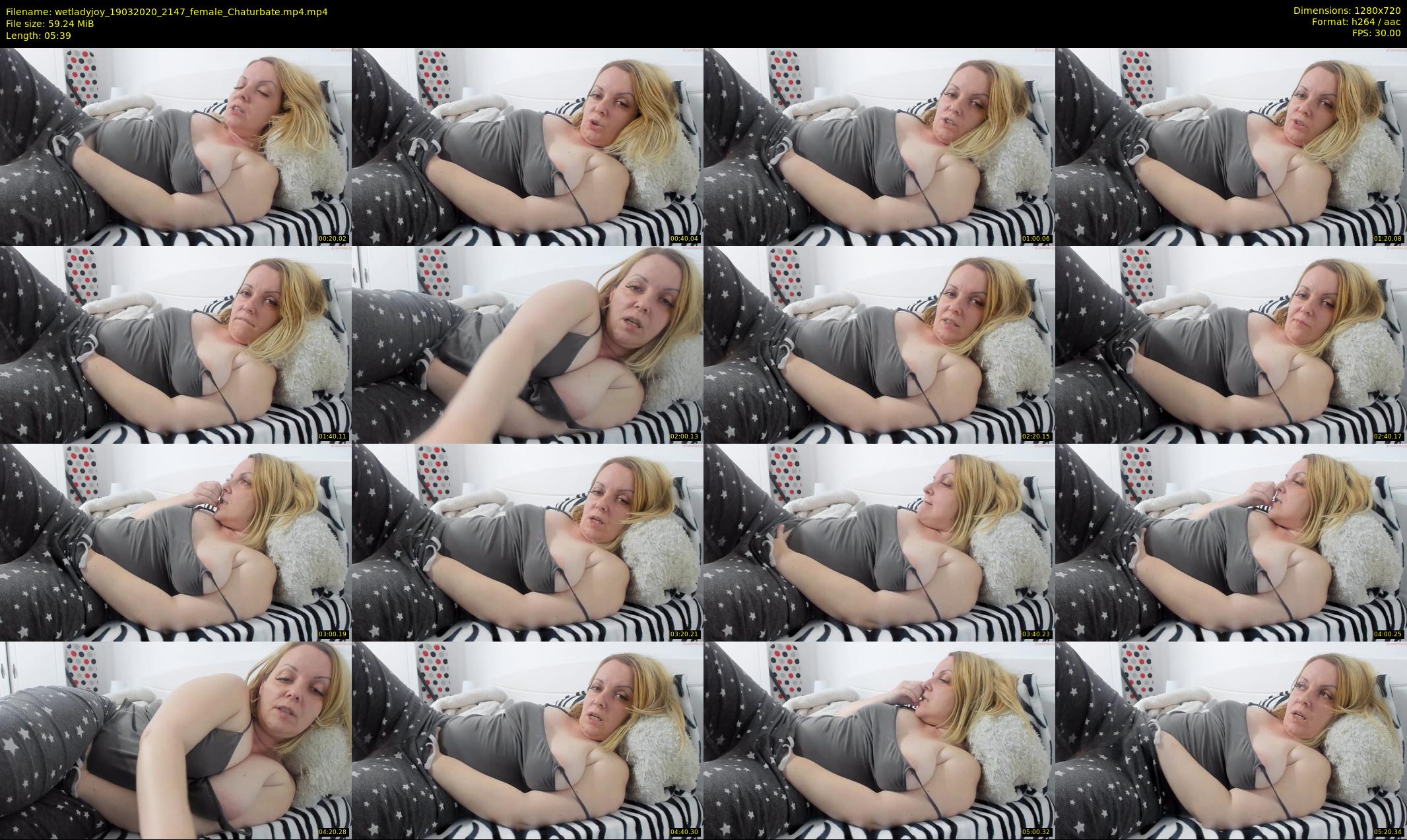 wetladyjoy — 6 minute Chaturbate female cam show recording, 720p, Mar 19, 2020