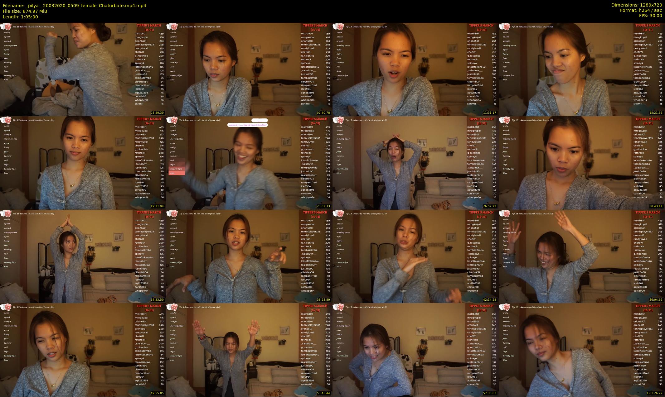 _pilya_ — 65 minute Chaturbate female cam show recording, 720p, Mar 20, 2020