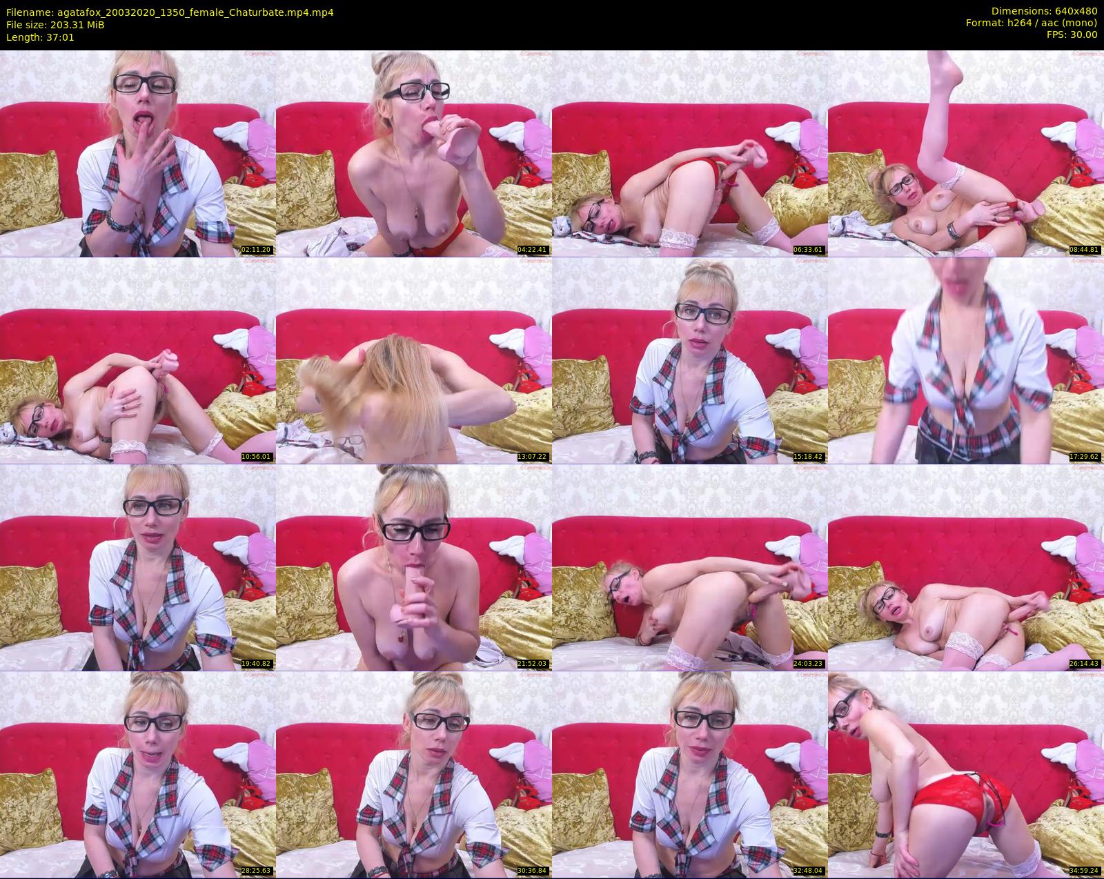 agatafox — 38 minute Chaturbate female cam show recording, 480p, Mar 20, 2020