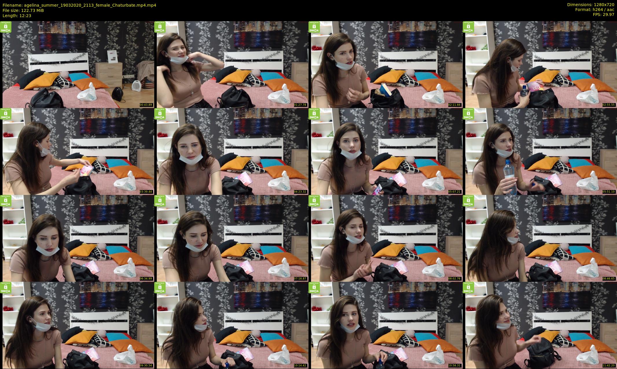 agelina_summer — 13 minute Chaturbate female cam show recording, 720p, Mar 19, 2020