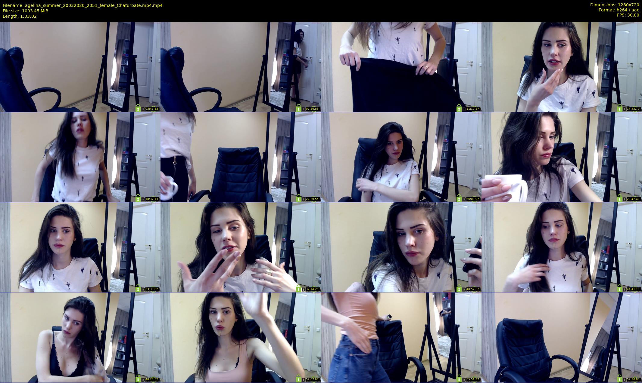 agelina_summer — 64 minute Chaturbate female cam show recording, 720p, Mar 20, 2020
