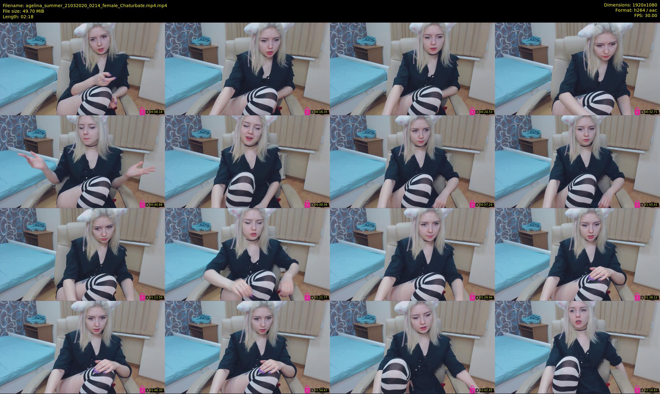 agelina_summer — 3 minute Chaturbate female cam show recording, 1080p, Mar 21, 2020