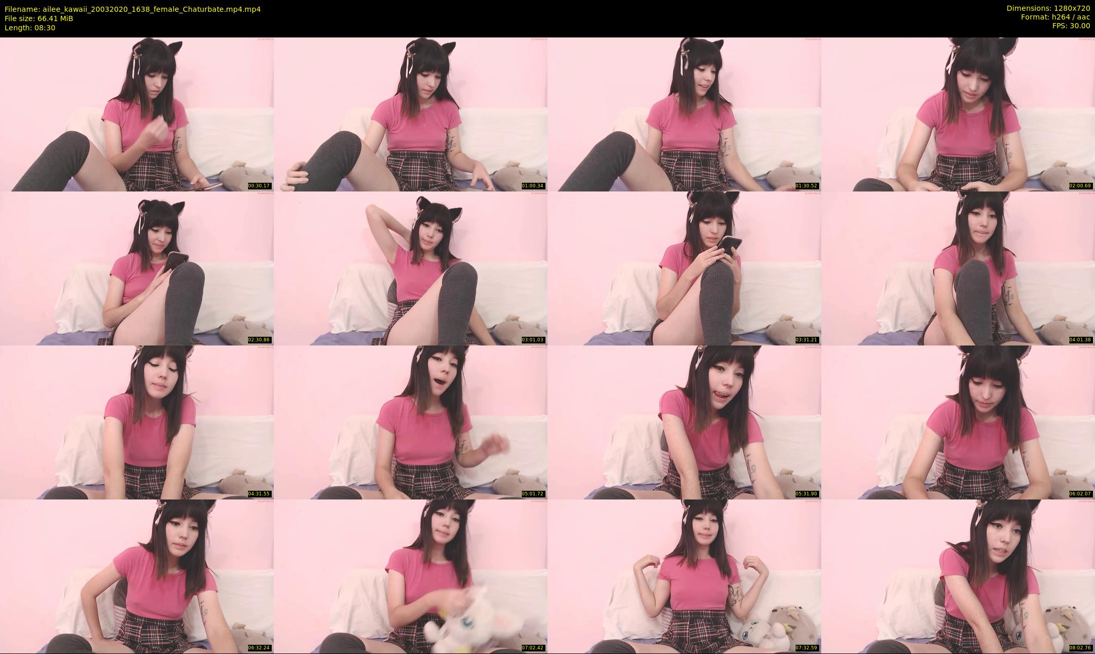 ailee_kawaii — 9 minute Chaturbate female cam show recording, 720p, Mar 20, 2020