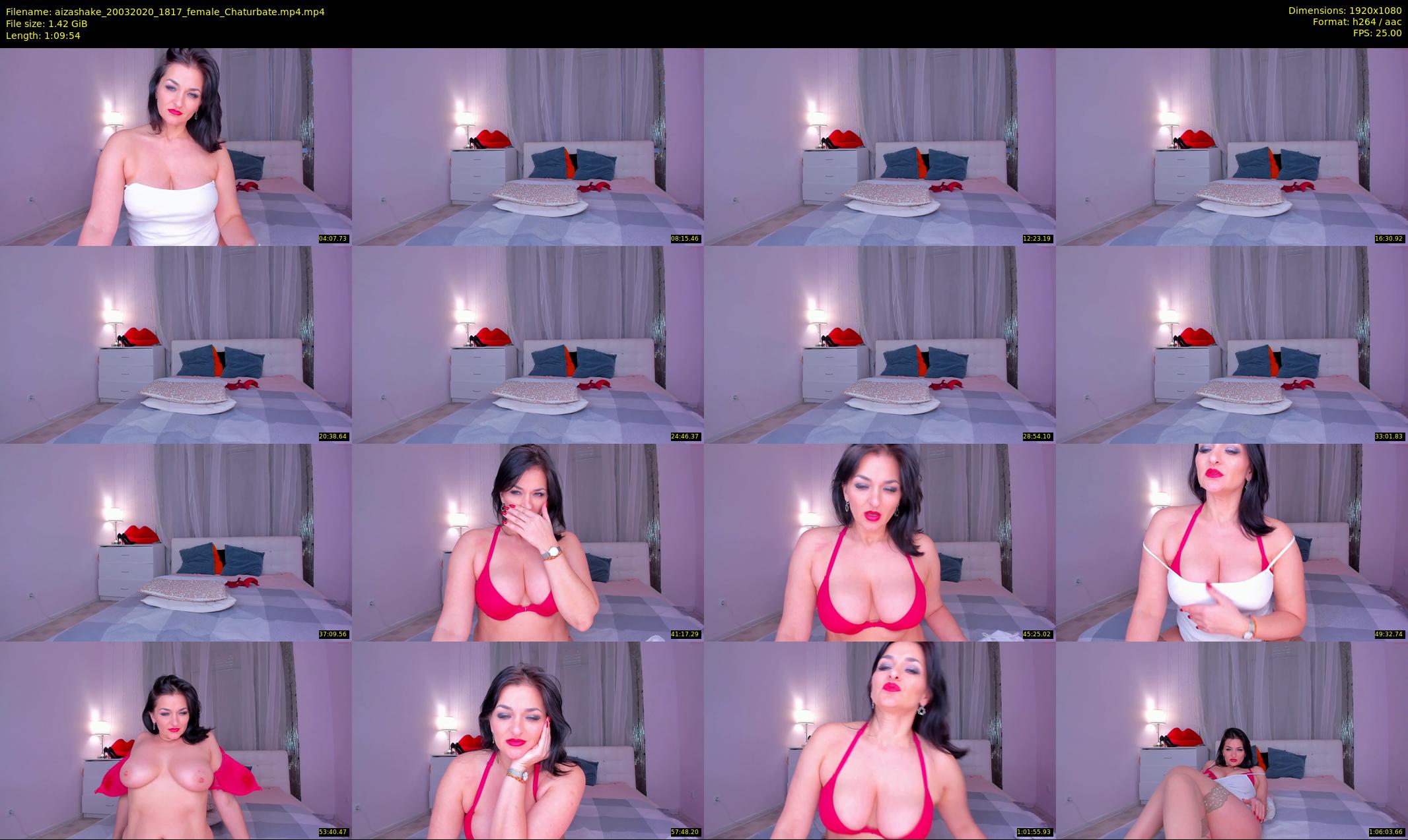 aizashake — 70 minute Chaturbate female cam show recording, 1080p, Mar 20, 2020