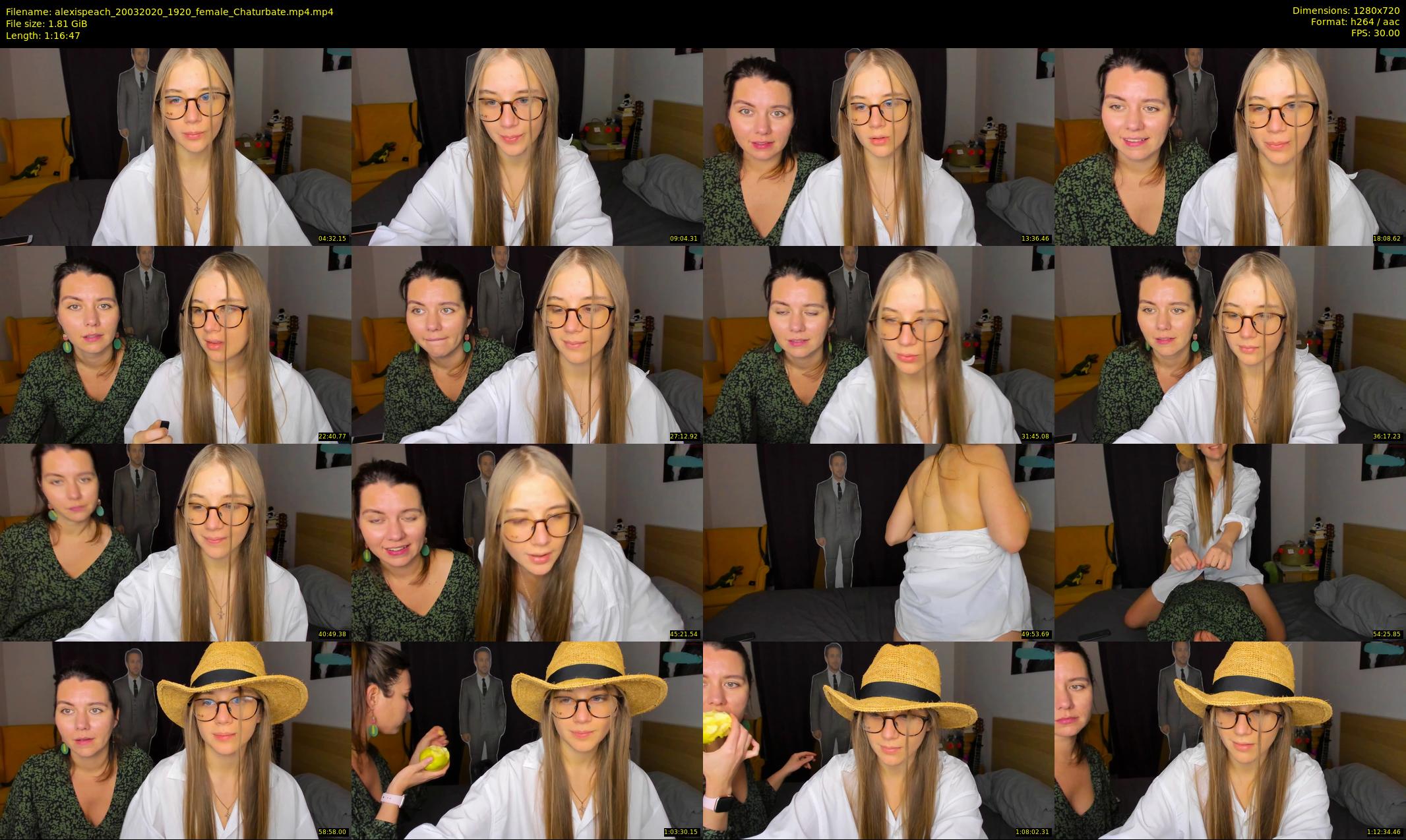 alexispeach — 77 minute Chaturbate female cam show recording, 720p, Mar 20, 2020