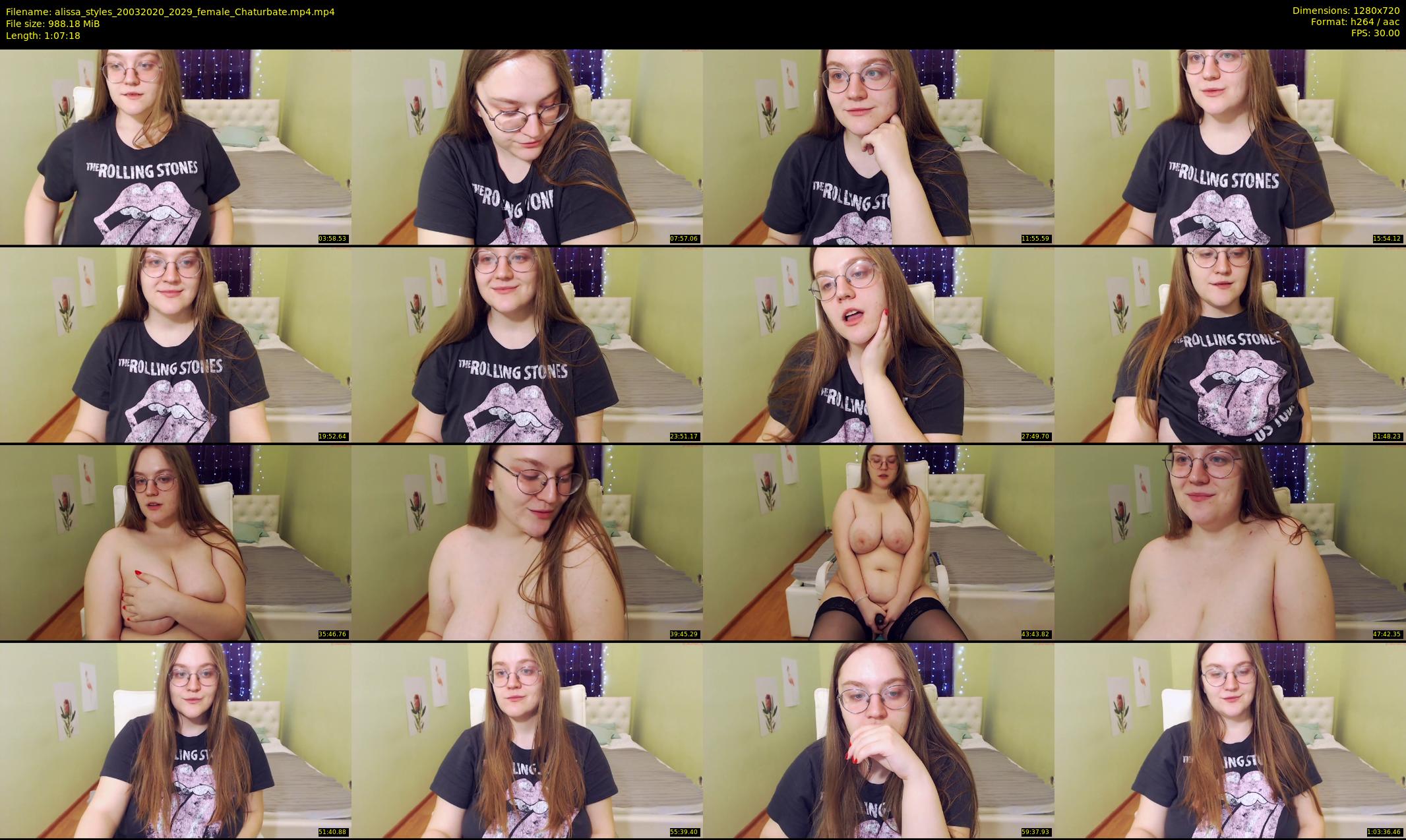 alissa_styles — 68 minute Chaturbate female cam show recording, 720p, Mar 20, 2020