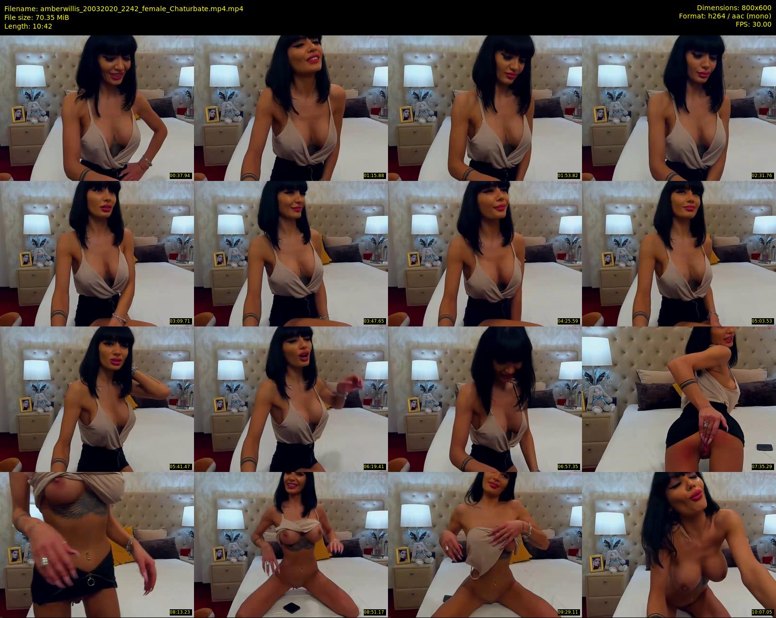amberwillis — 11 minute Chaturbate female cam show recording, 480p, Mar 20, 2020