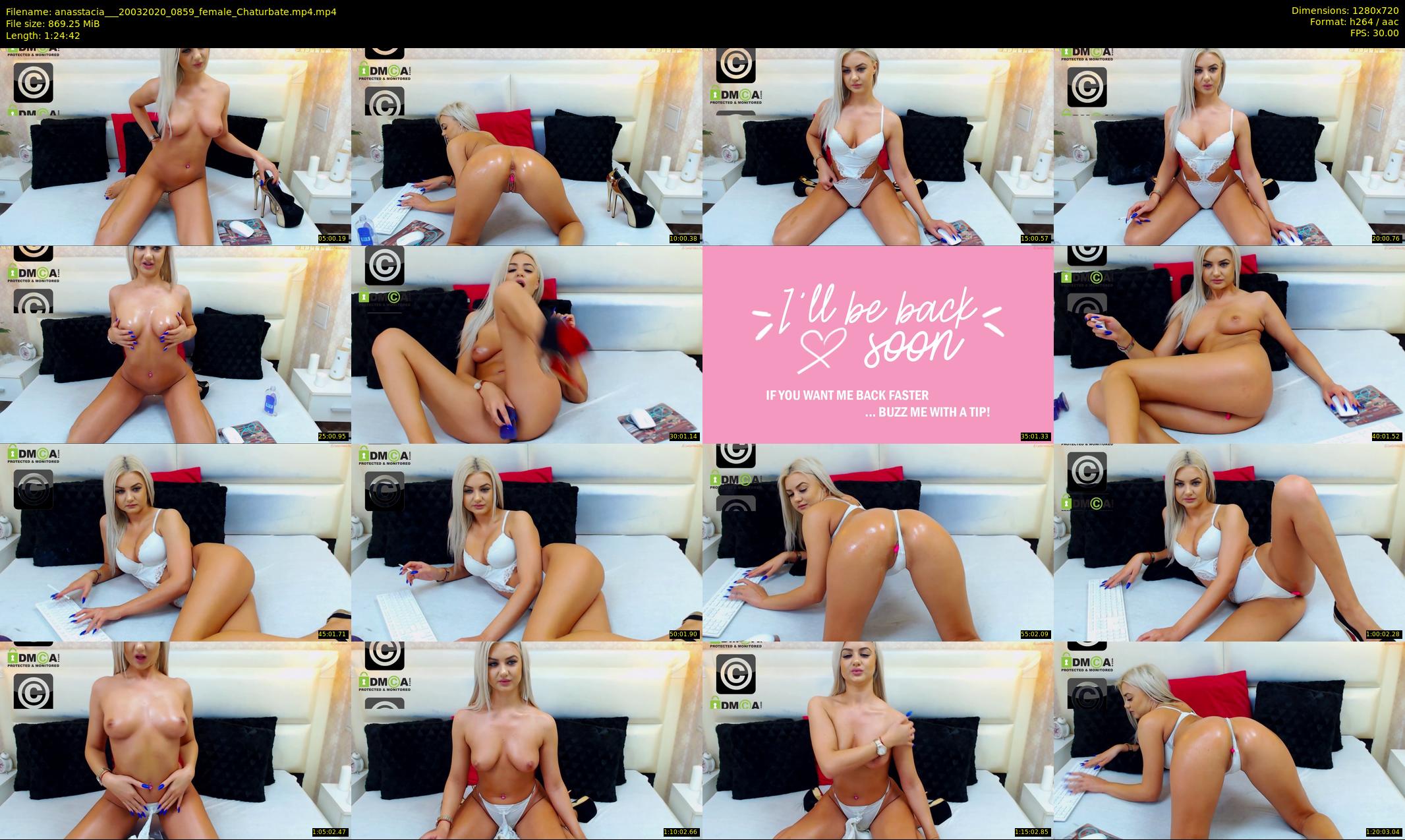 anasstacia__ — 85 minute Chaturbate female cam show recording, 720p, Mar 20, 2020