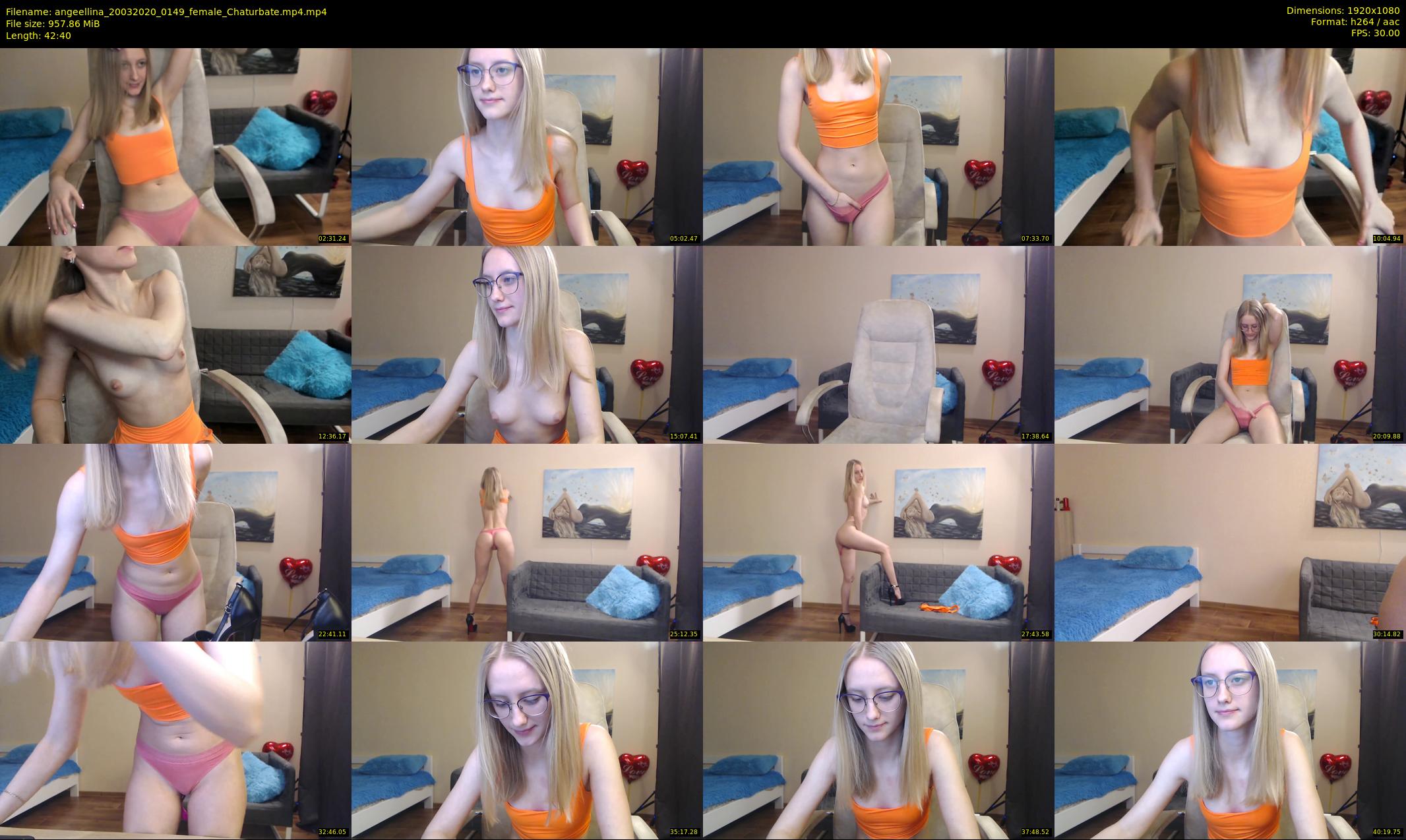 angeellina — 43 minute Chaturbate female cam show recording, 1080p, Mar 20, 2020