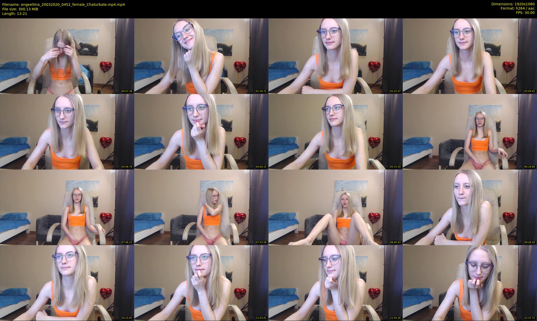 angeellina — 14 minute Chaturbate female cam show recording, 1080p, Mar 20, 2020