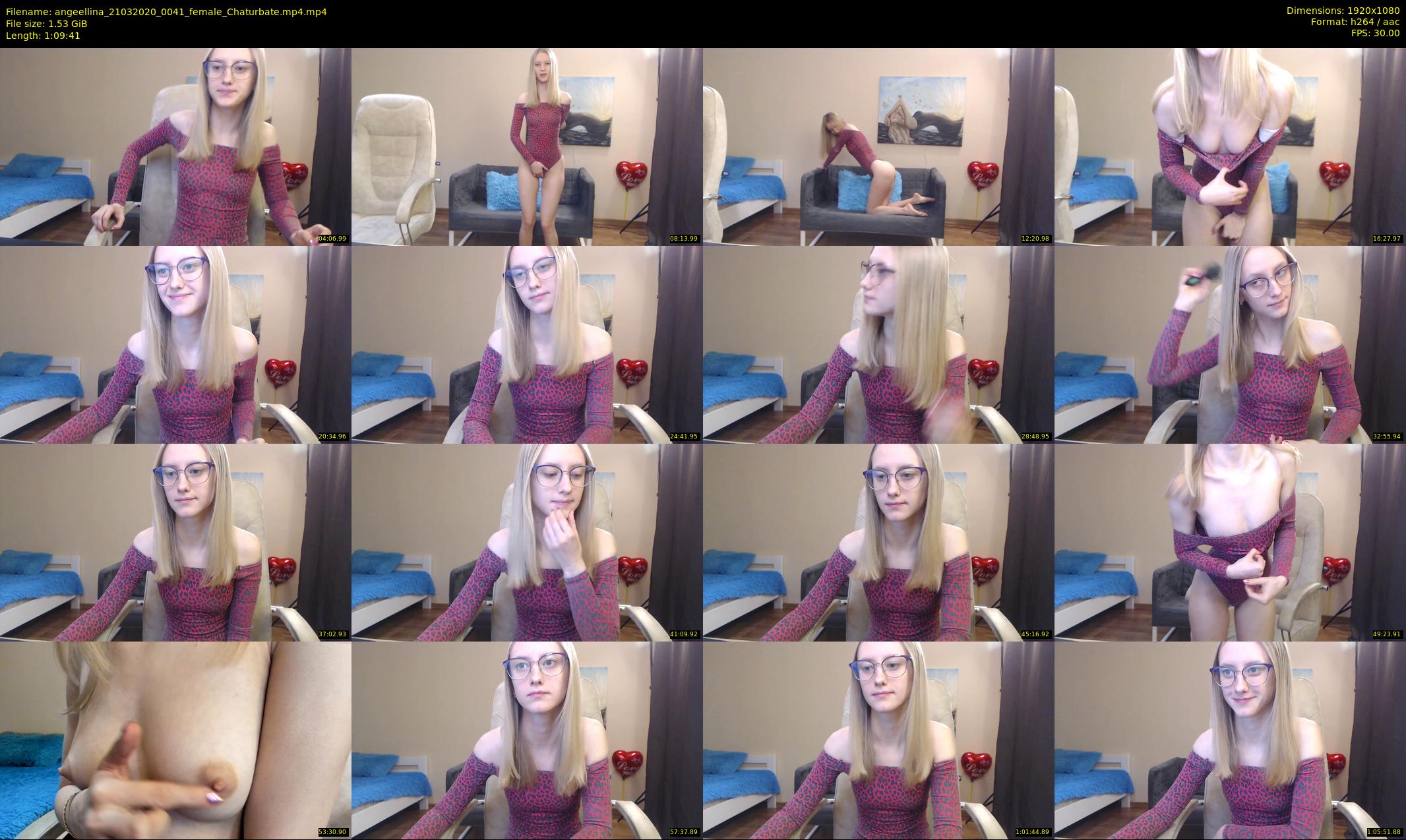 angeellina — 70 minute Chaturbate female cam show recording, 1080p, Mar 21, 2020