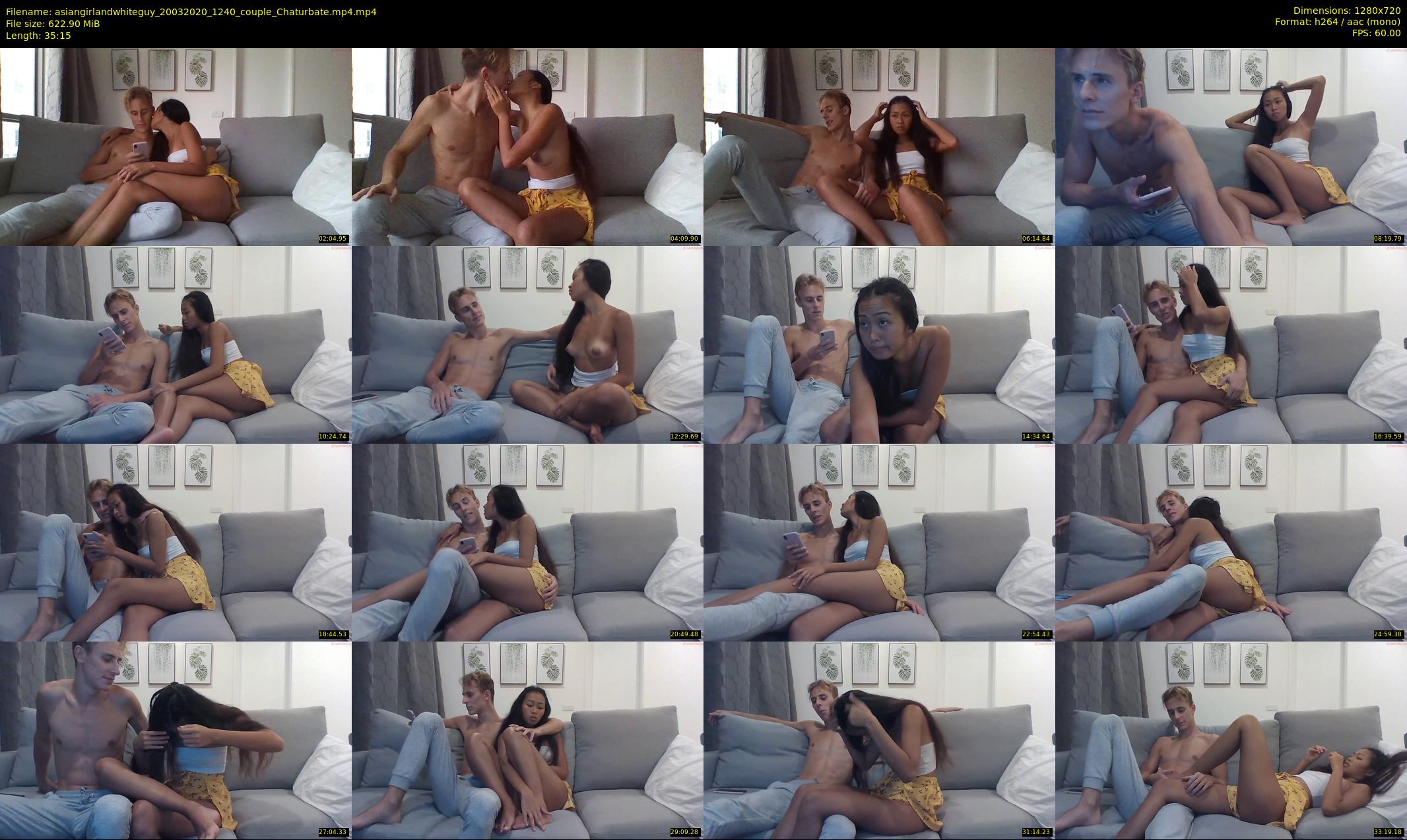 asiangirlandwhiteguy — 36 minute Chaturbate couple cam show recording, 720p, Mar 20, 2020