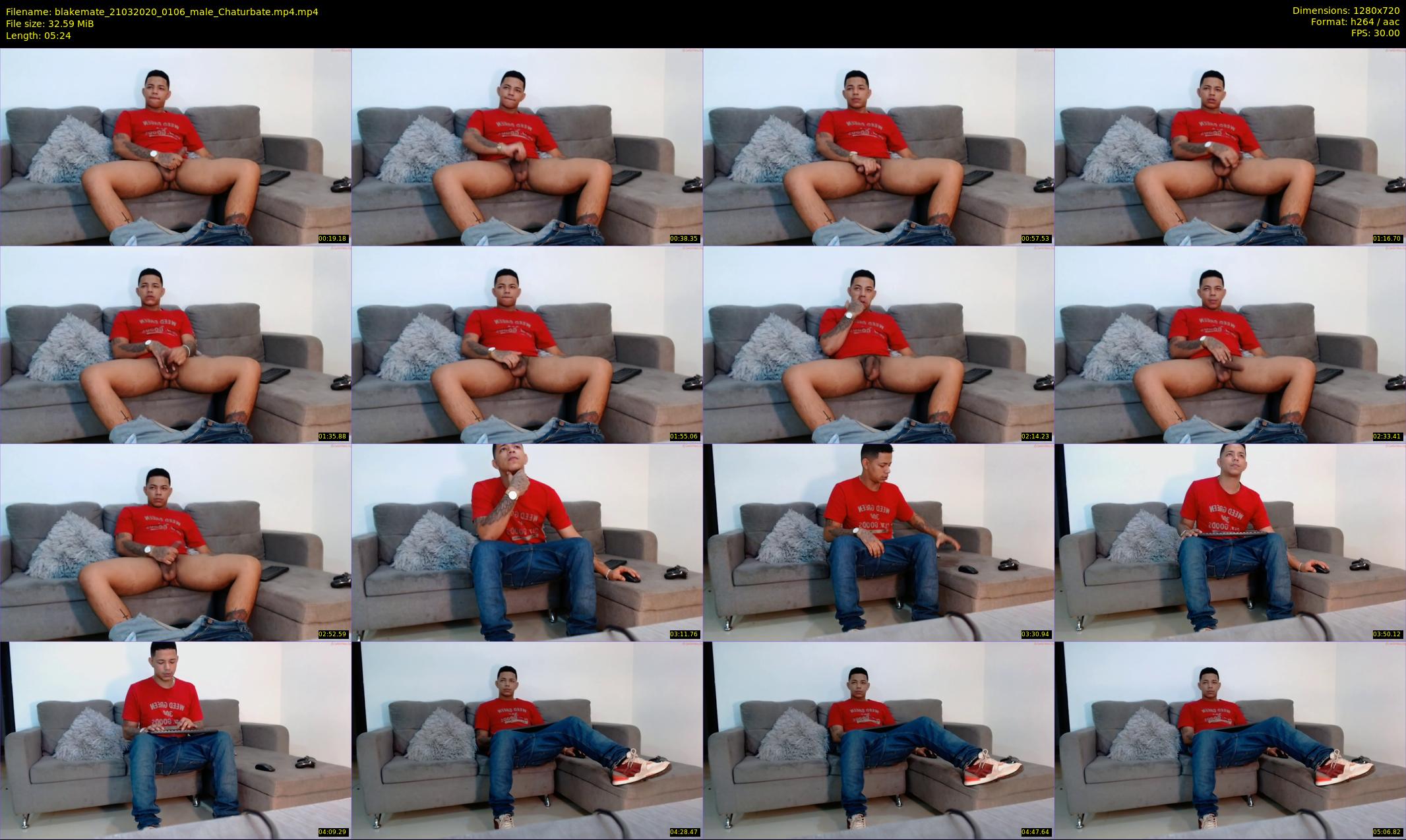 blakemate — 6 minute Chaturbate male cam show recording, 720p, Mar 21, 2020