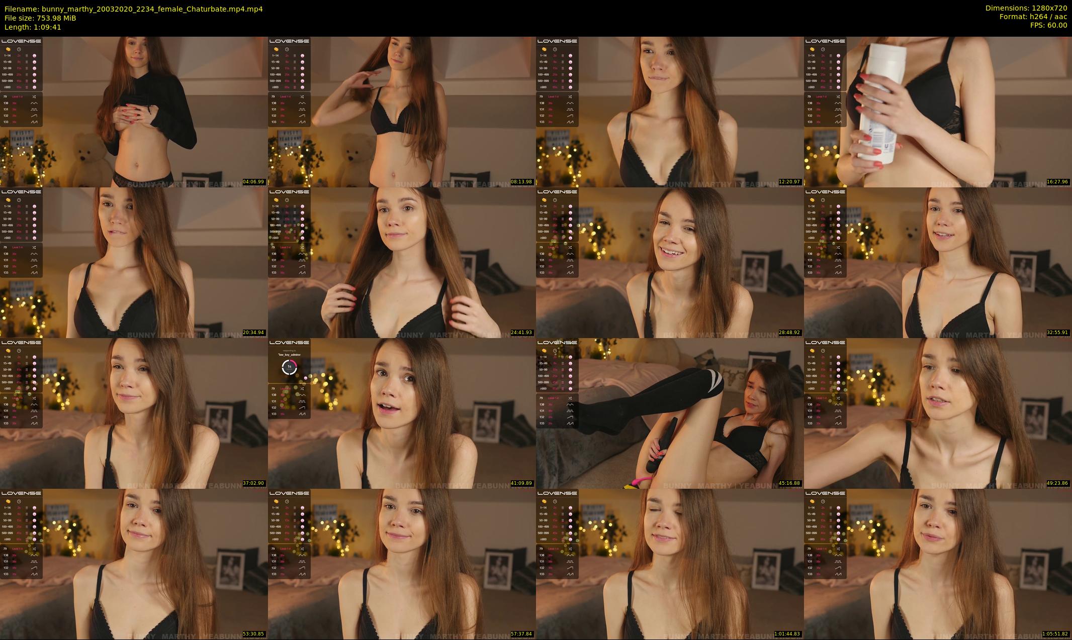 bunny_marthy — 70 minute Chaturbate female cam show recording, 720p, Mar 20, 2020