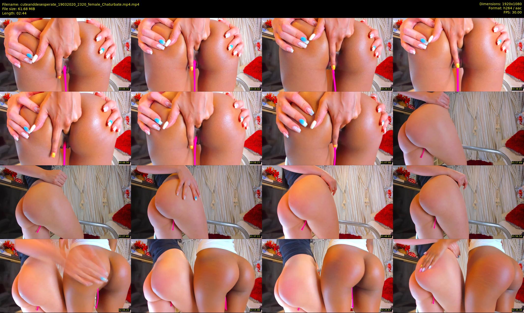 cuteanddesesperate — 3 minute Chaturbate female cam show recording, 1080p, Mar 19, 2020