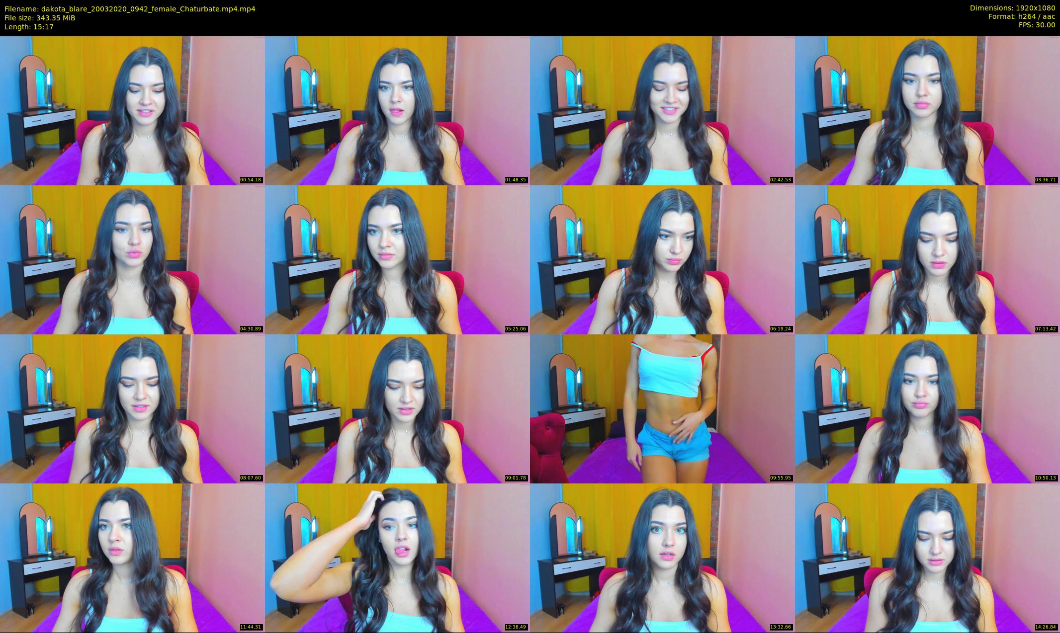dakota_blare — 16 minute Chaturbate female cam show recording, 1080p, Mar 20, 2020