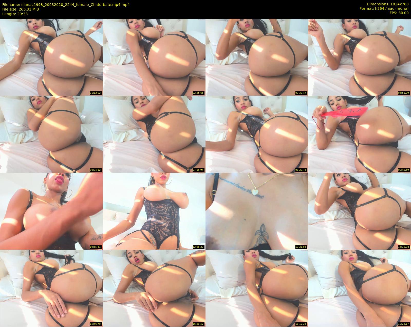 dianac1998 — 21 minute Chaturbate female cam show recording, 720p, Mar 20, 2020