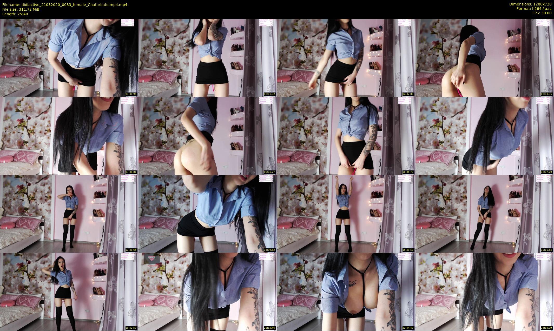 didiactive — 26 minute Chaturbate female cam show recording, 720p, Mar 21, 2020