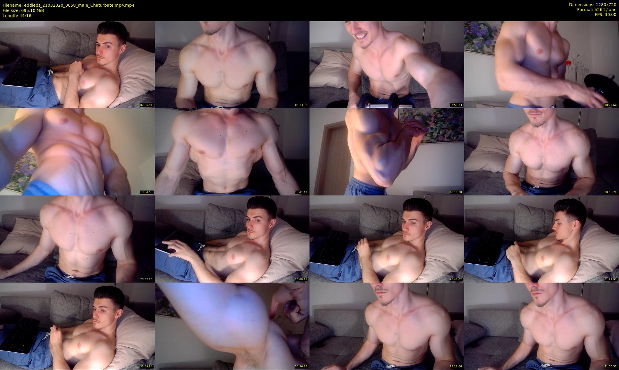 eddieds — 45 minute Chaturbate male cam show recording, 720p, Mar 21, 2020