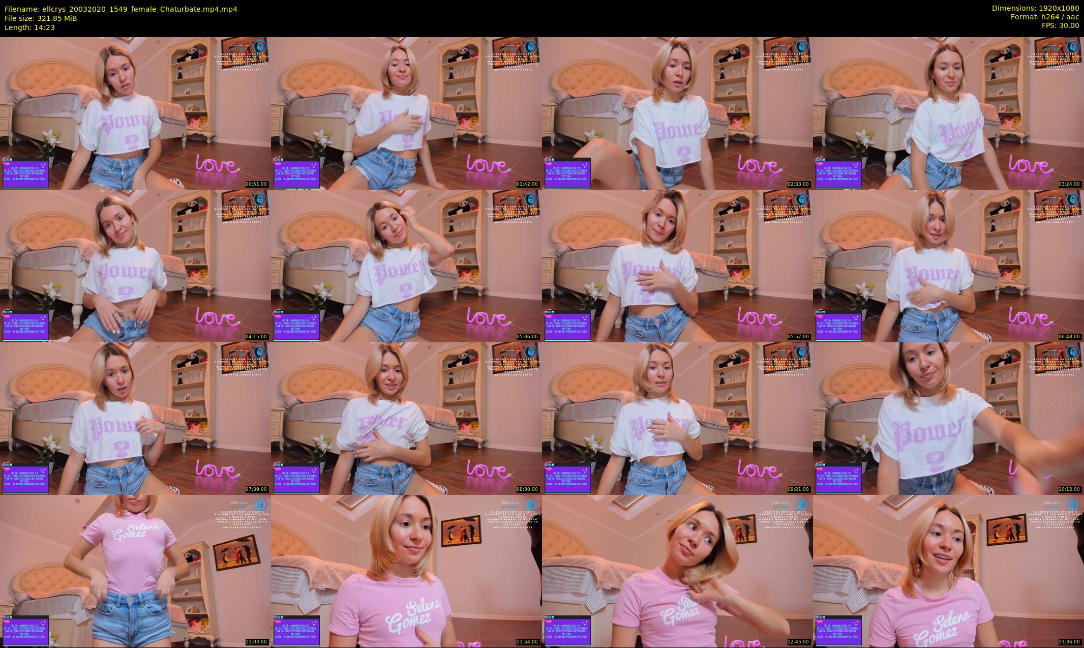 ellcrys — 15 minute Chaturbate couple cam show recording, 1080p, Mar 20, 2020