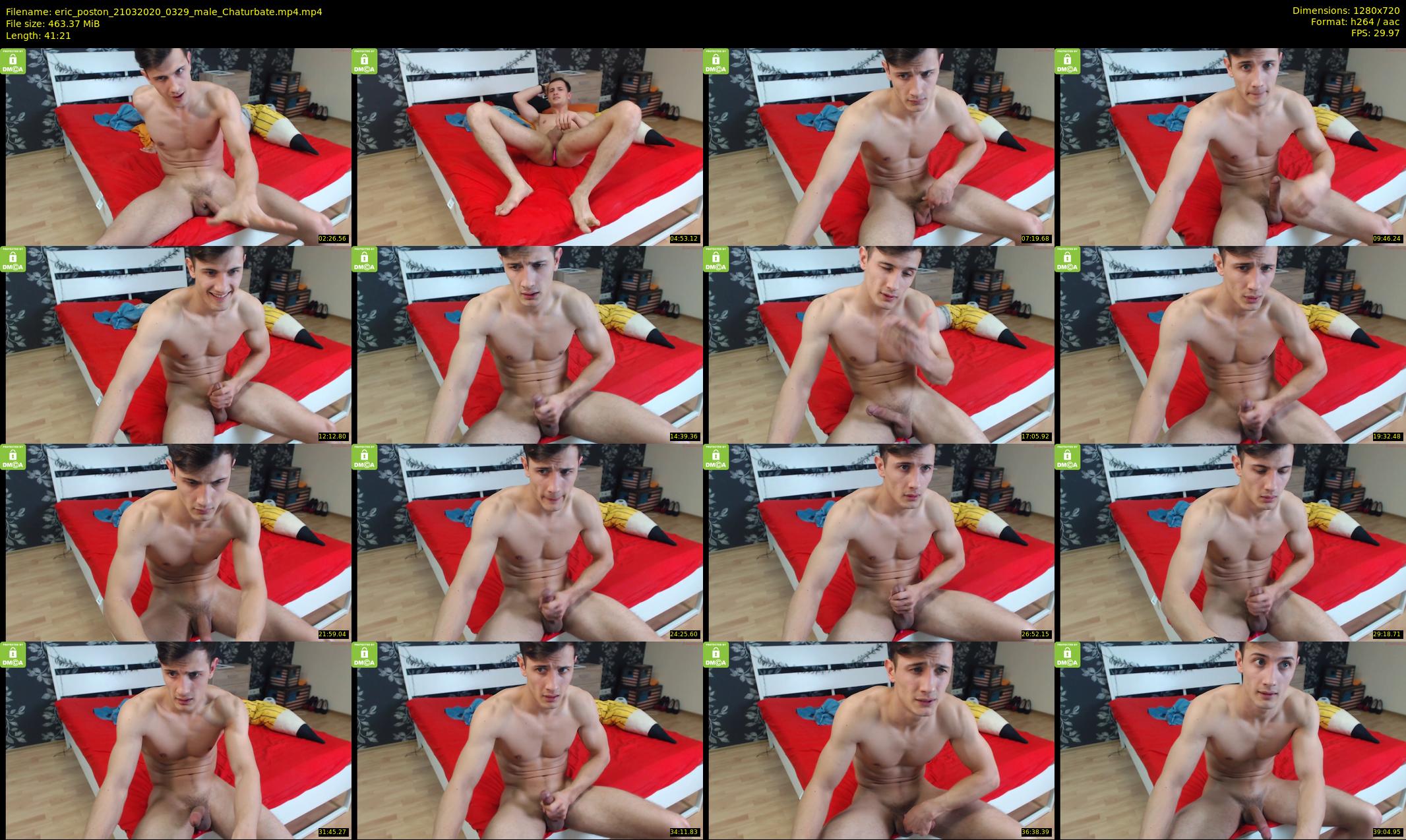 eric_poston — 42 minute Chaturbate male cam show recording, 720p, Mar 21, 2020