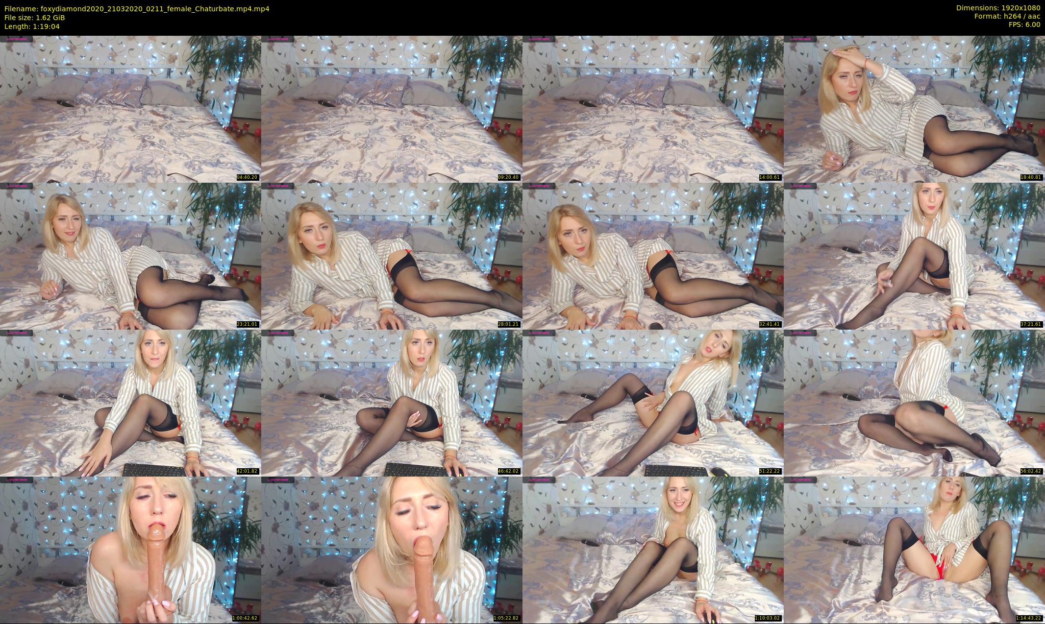 foxydiamond2020 — 80 minute Chaturbate female cam show recording, 1080p, Mar 21, 2020